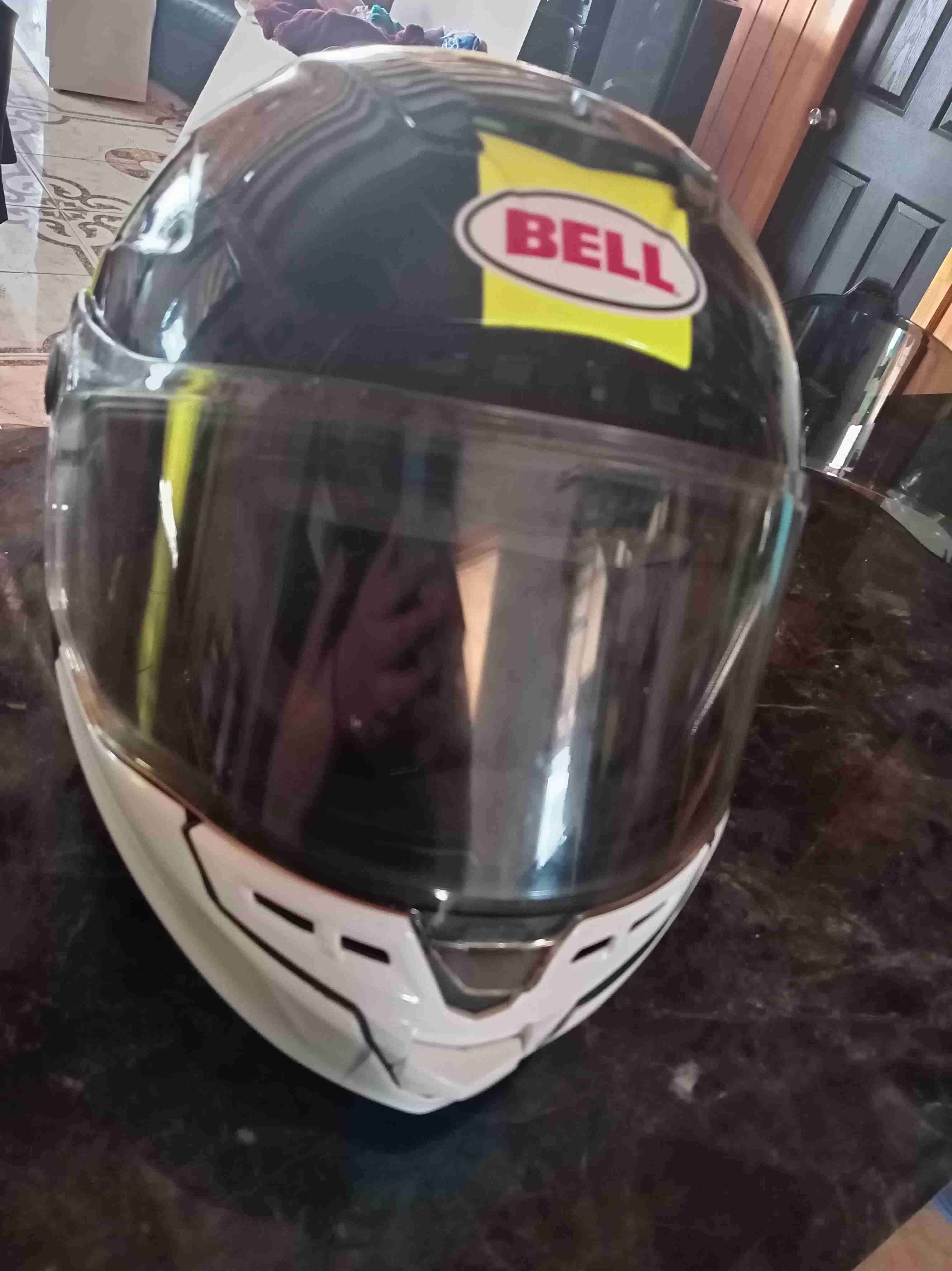 Casco Bell amarillo y negro - miniatura 6