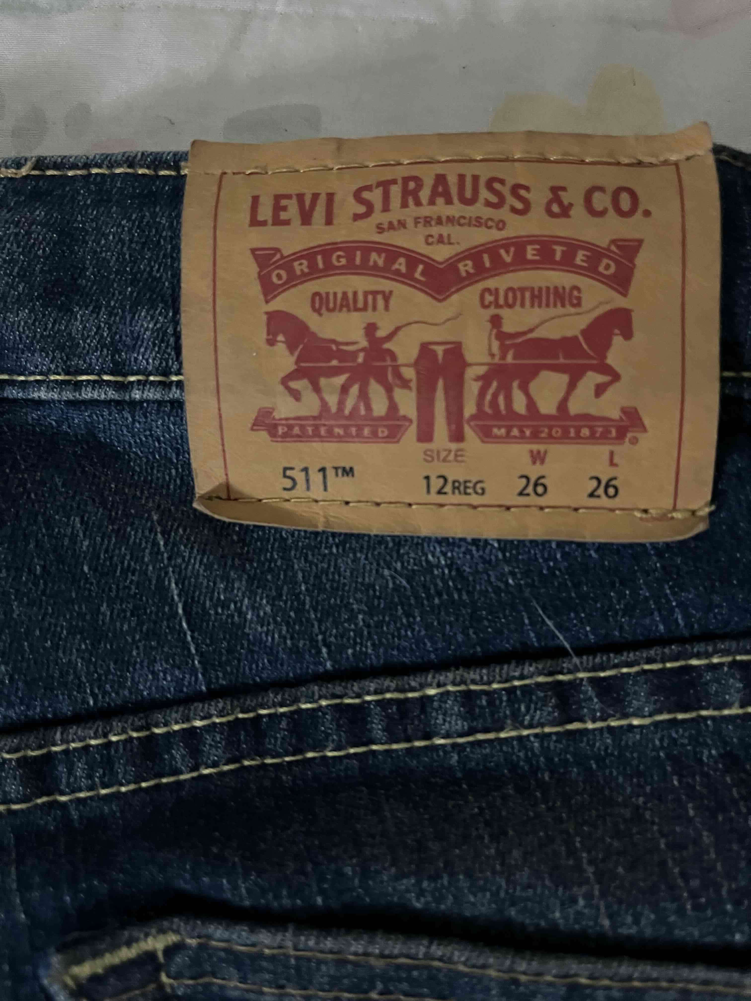 Jeans ajustados azul oscuro - miniatura 3