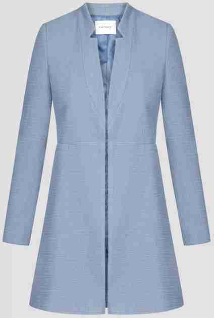 Abrigo azul estilo elegante - miniatura 2