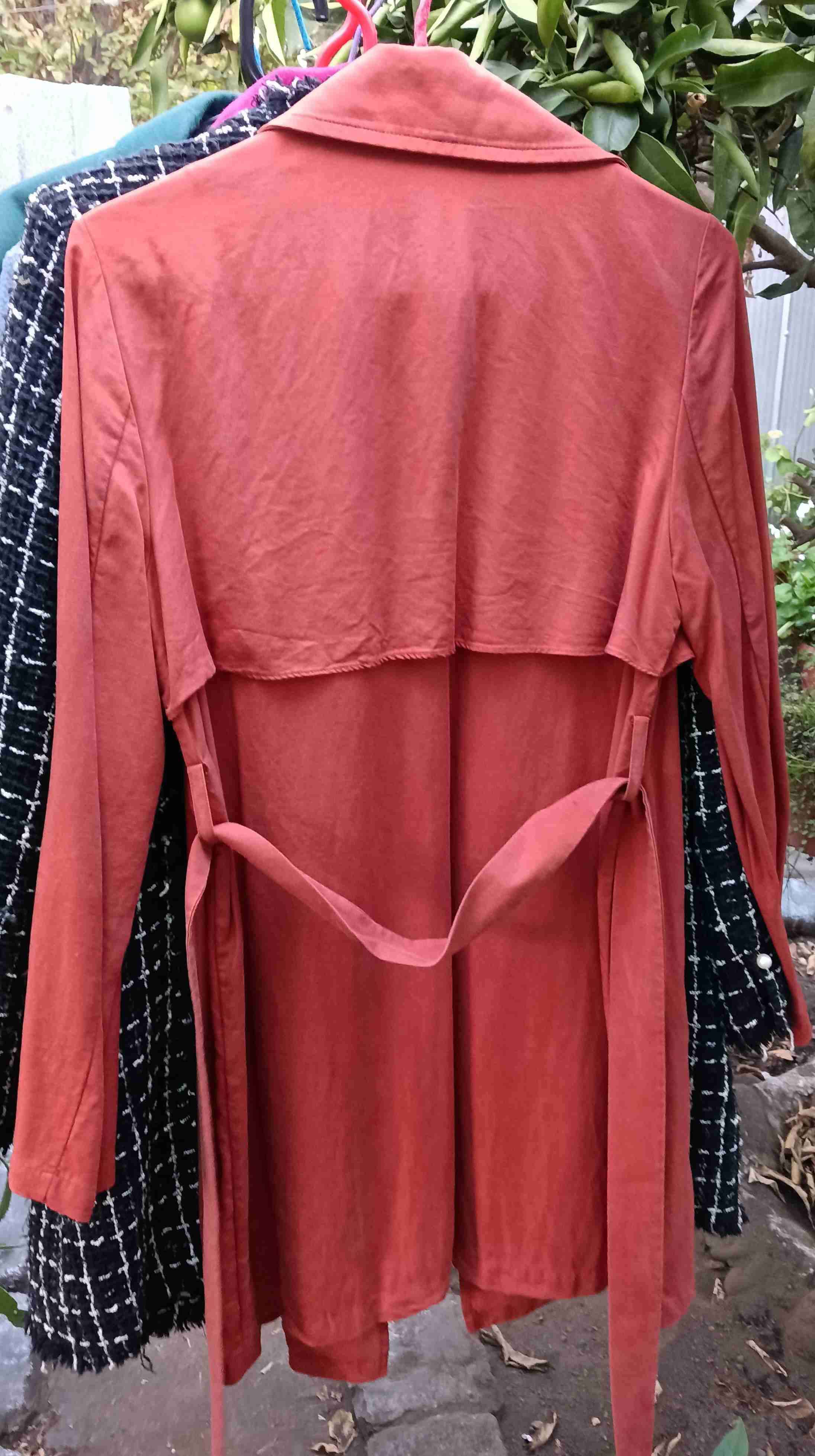 Abrigo trench terracota ONLY - miniatura 2