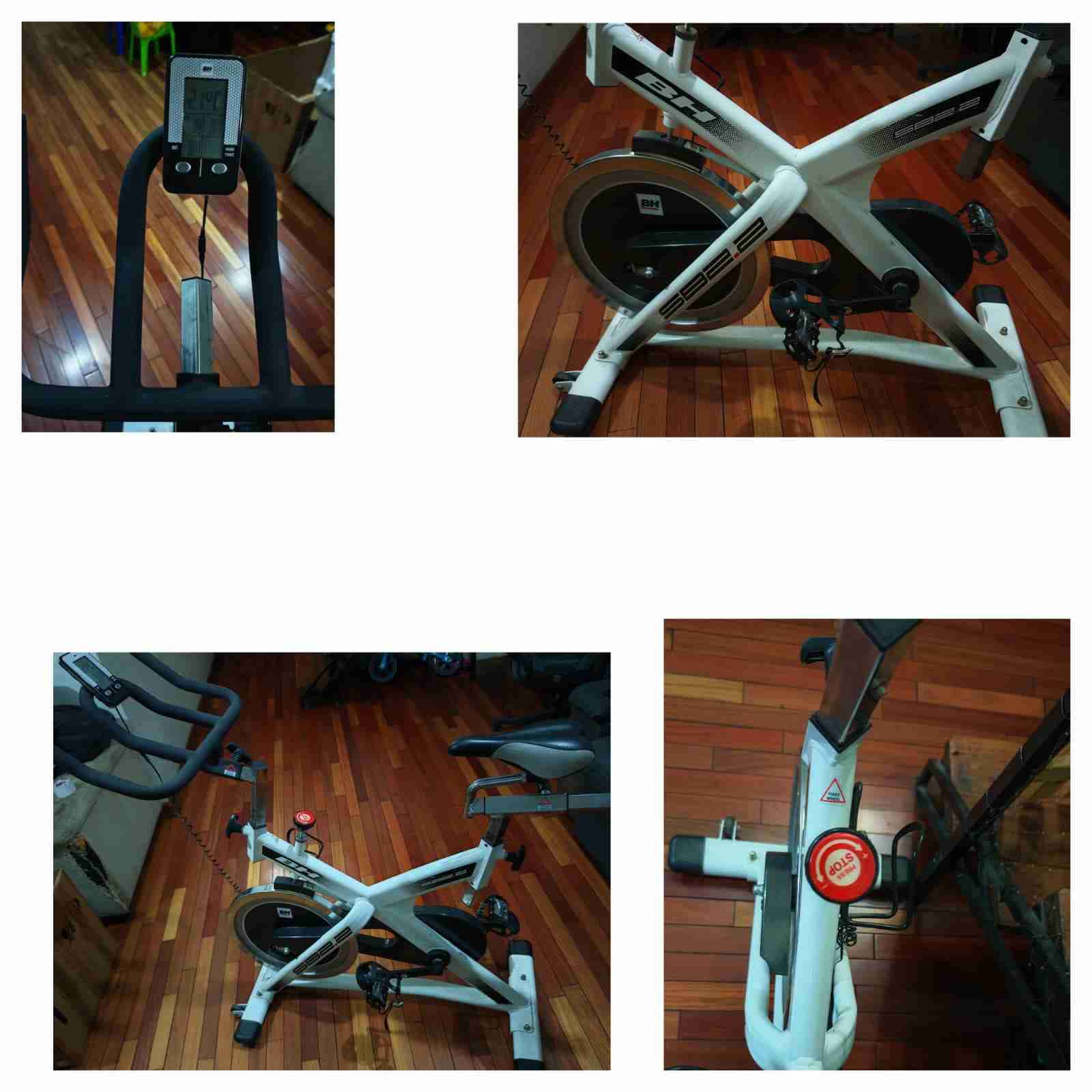 Bicicleta Spinning Bh Sb2.2 blanca - miniatura 4