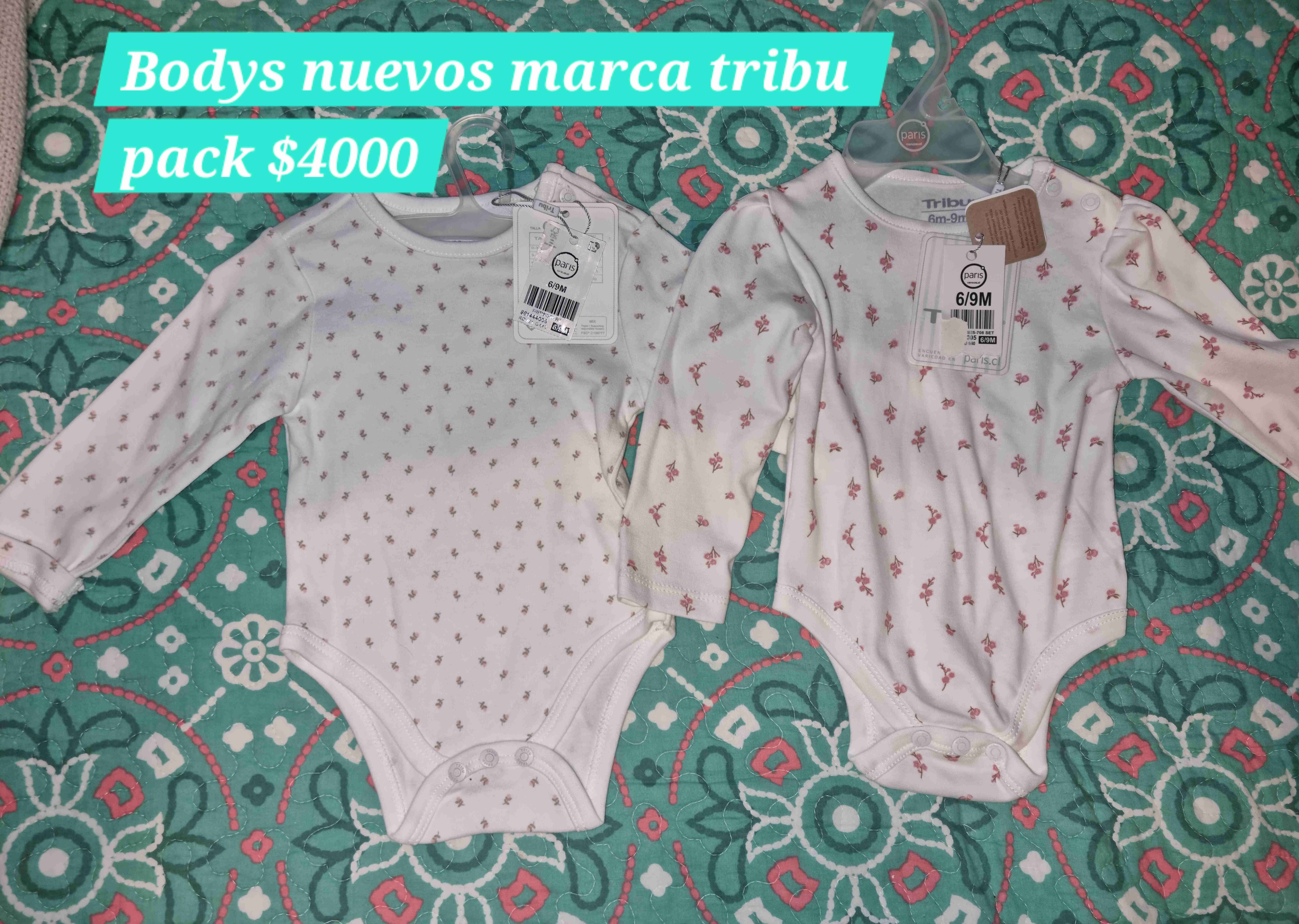 Pack de bodys nuevos tribu