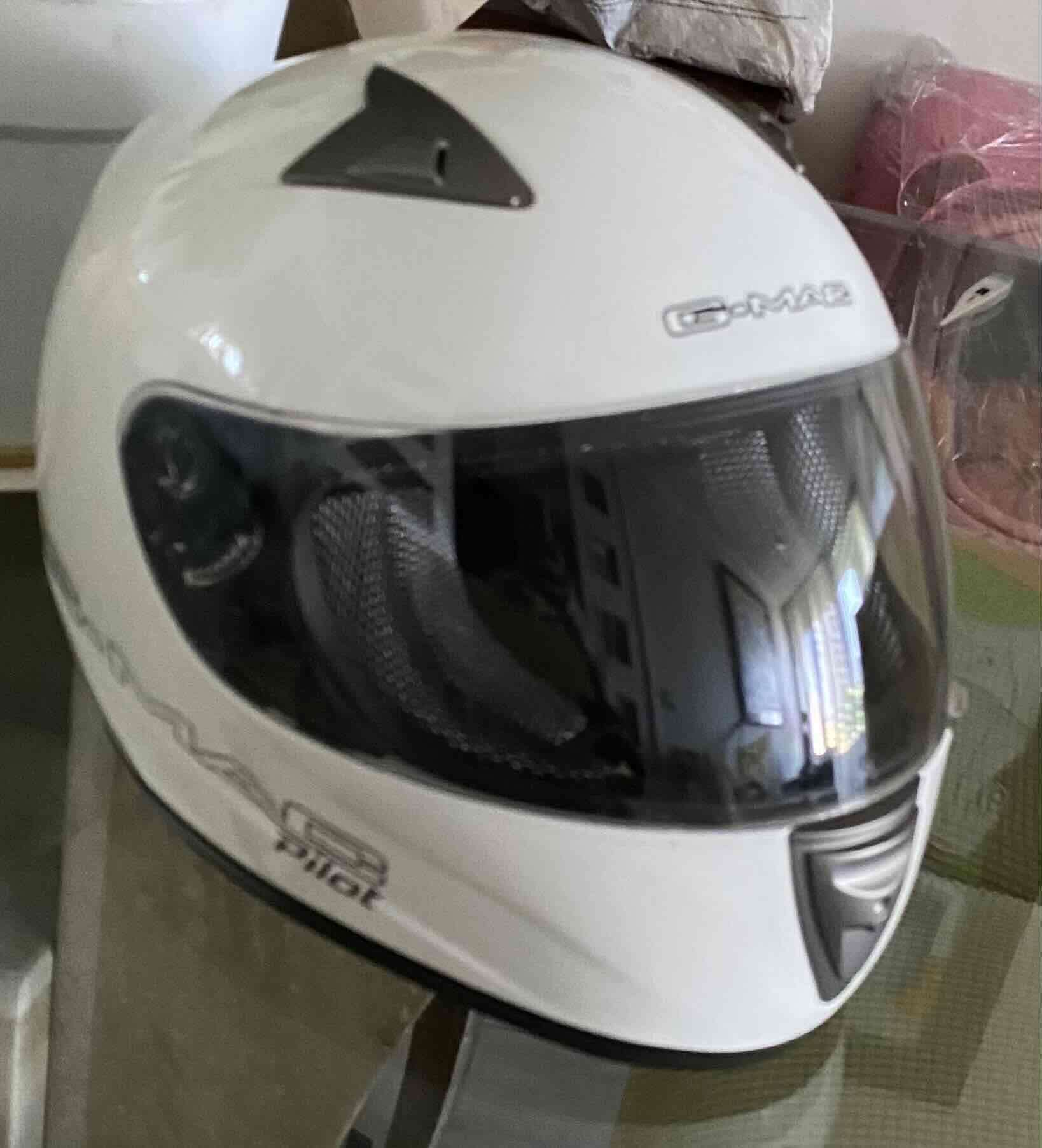 Casco integral blanco G-Mac