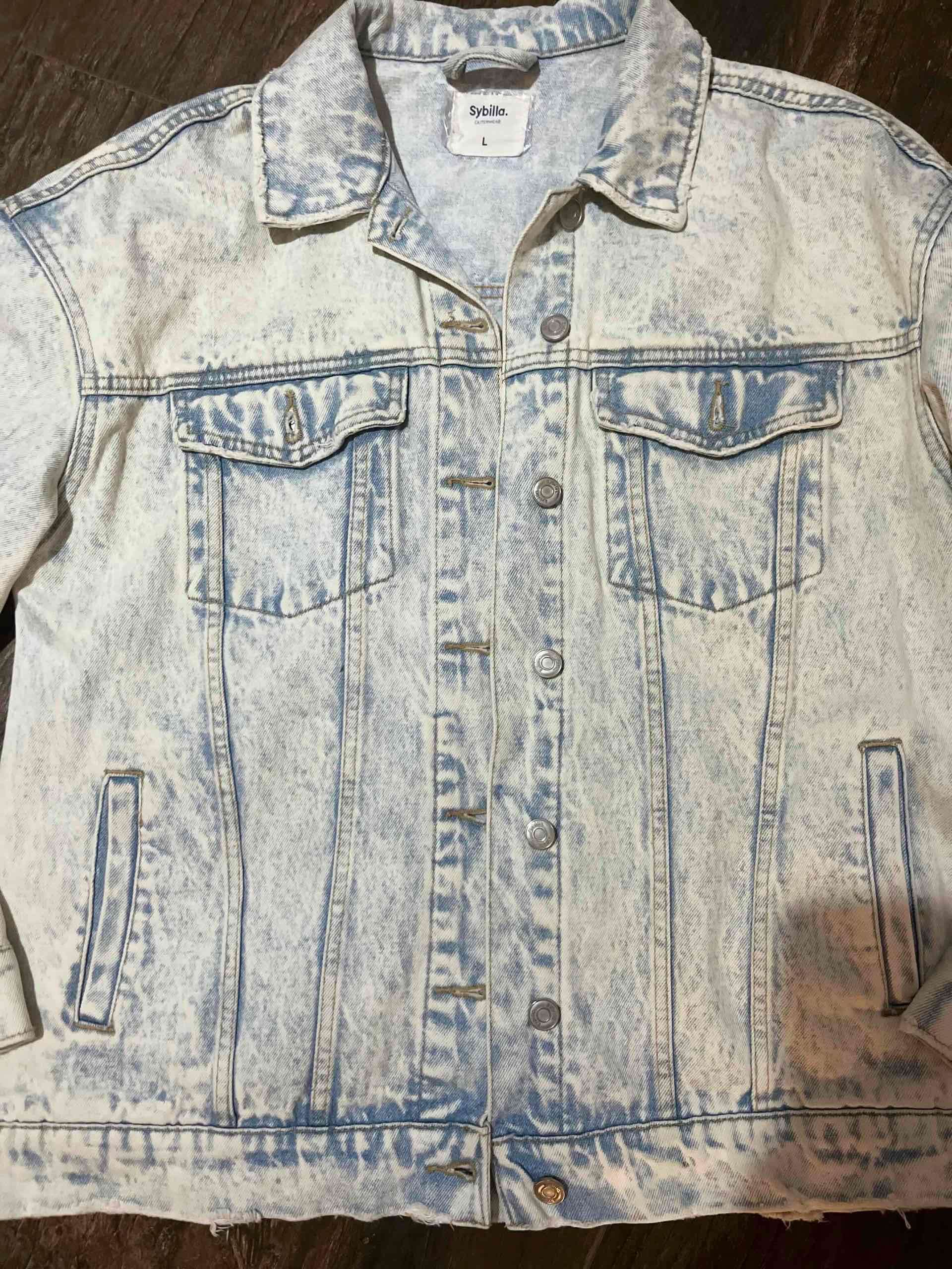 Chaqueta de mezclilla lavada