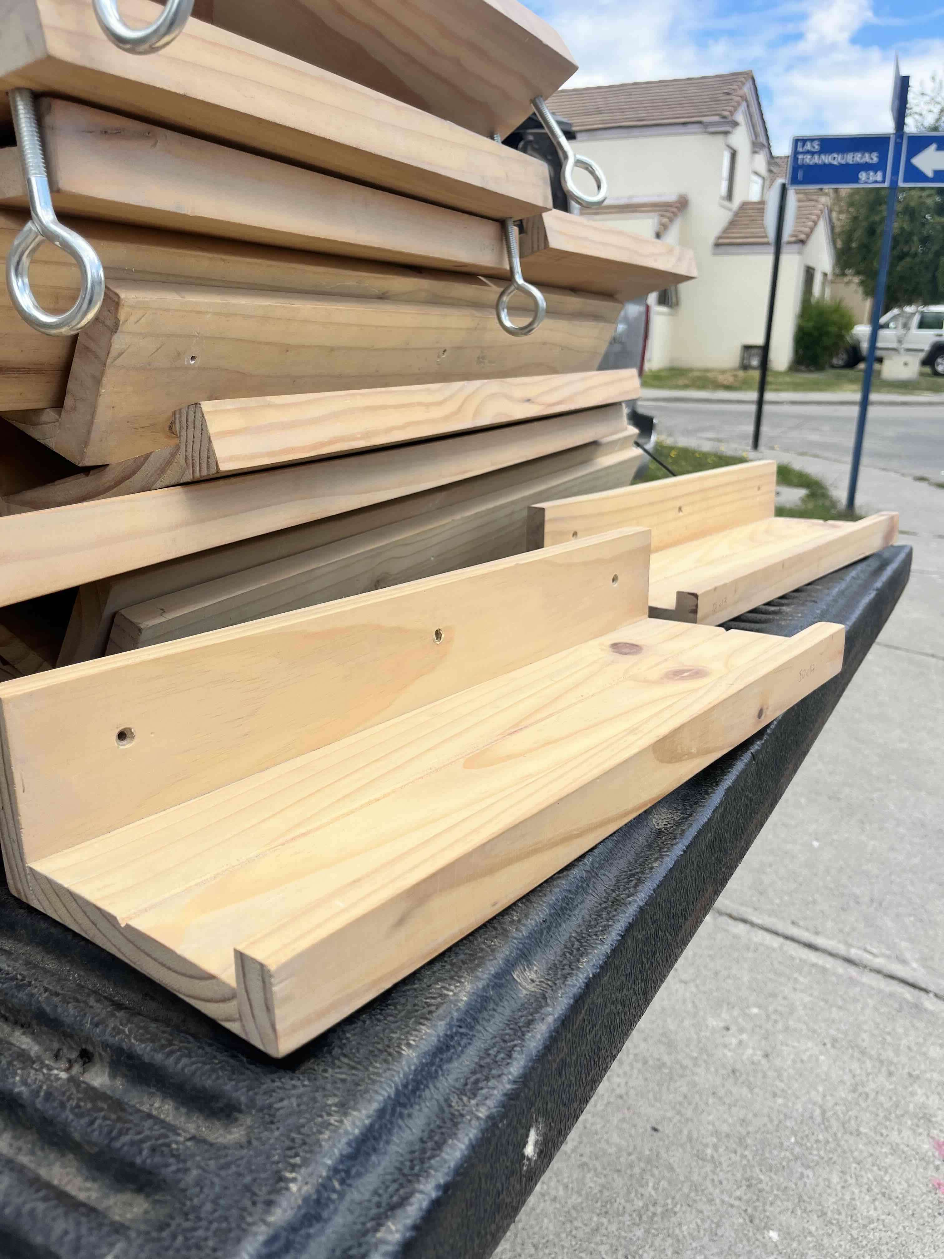 Repisas de muro madera - miniatura 3