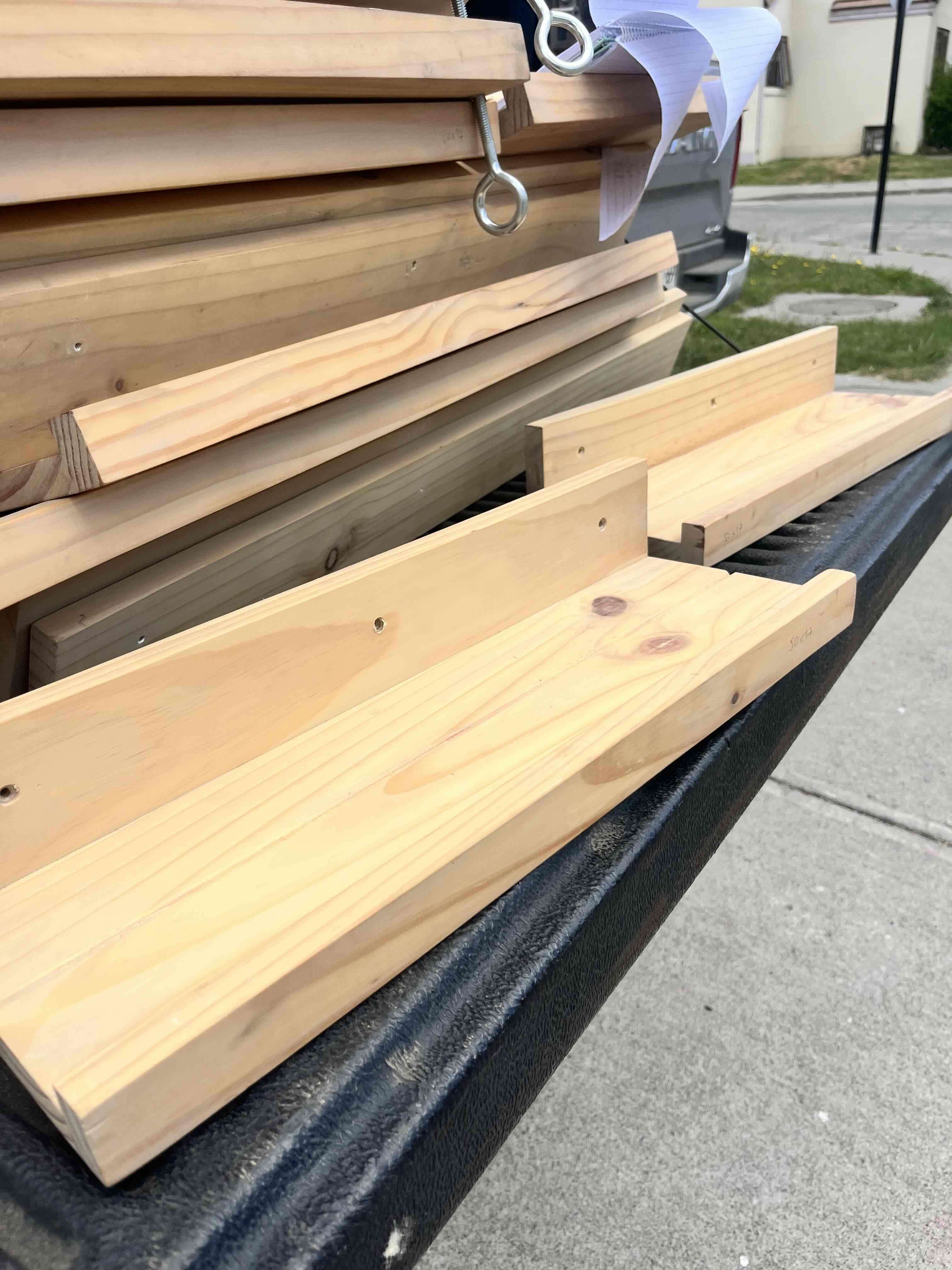 Repisas de muro madera - miniatura 4