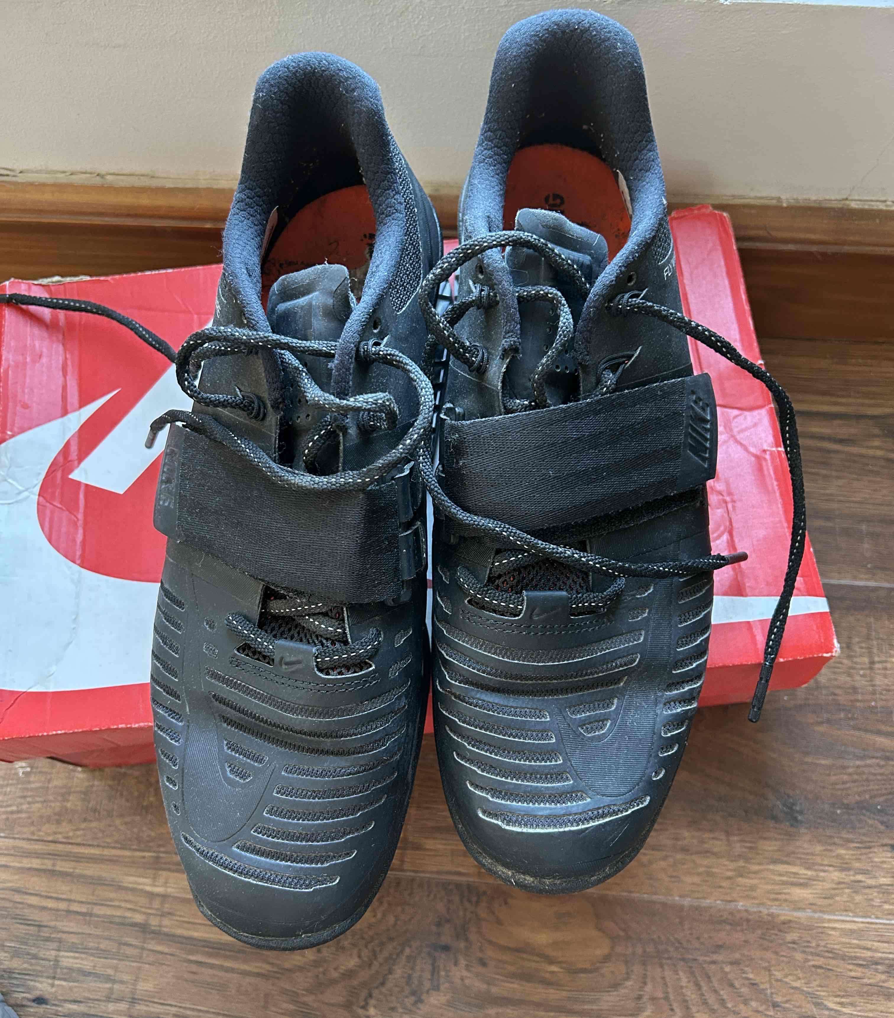 Zapatillas levantamiento  Romaleos negras Nike - miniatura 2