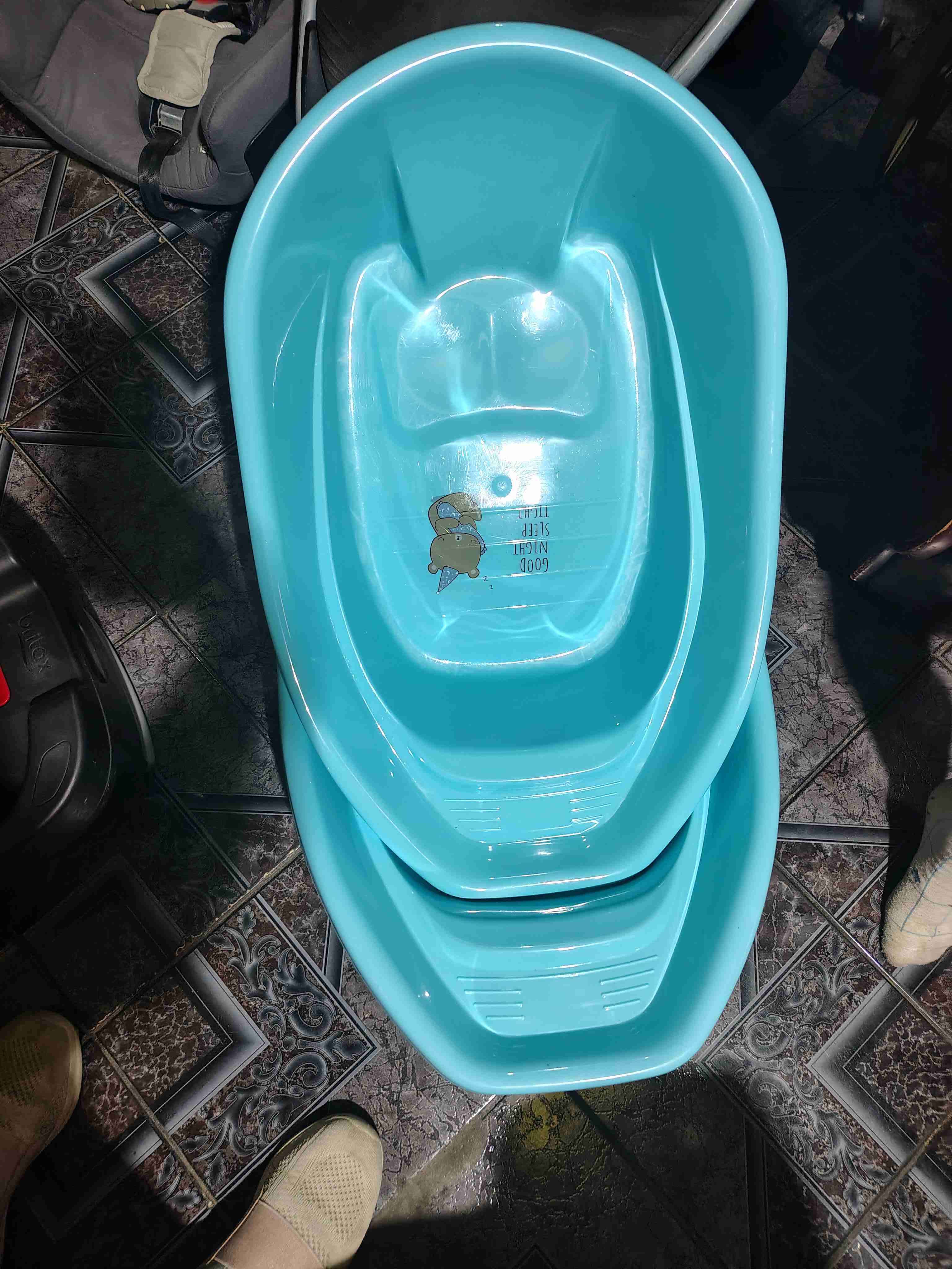 Tina de baño para bebé rosa - miniatura 2