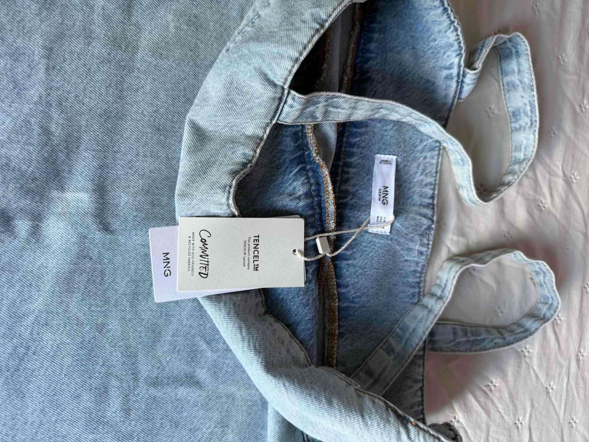 Vestido ZARA M nuevo de mezclilla azul claro - miniatura 2