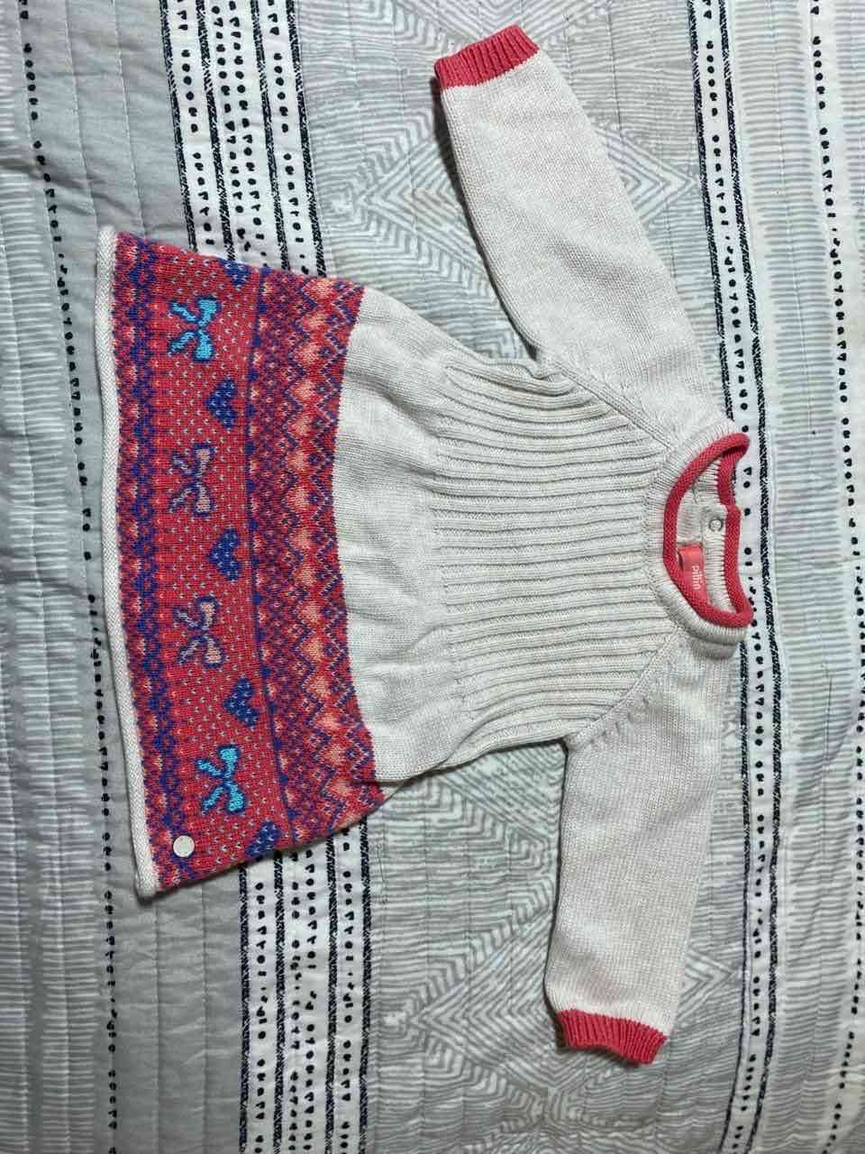 Vestido pillín tejido infantil estampado