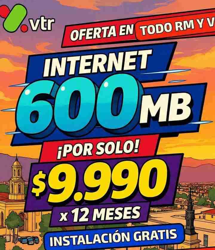 Oferta Internet 600MB VTR