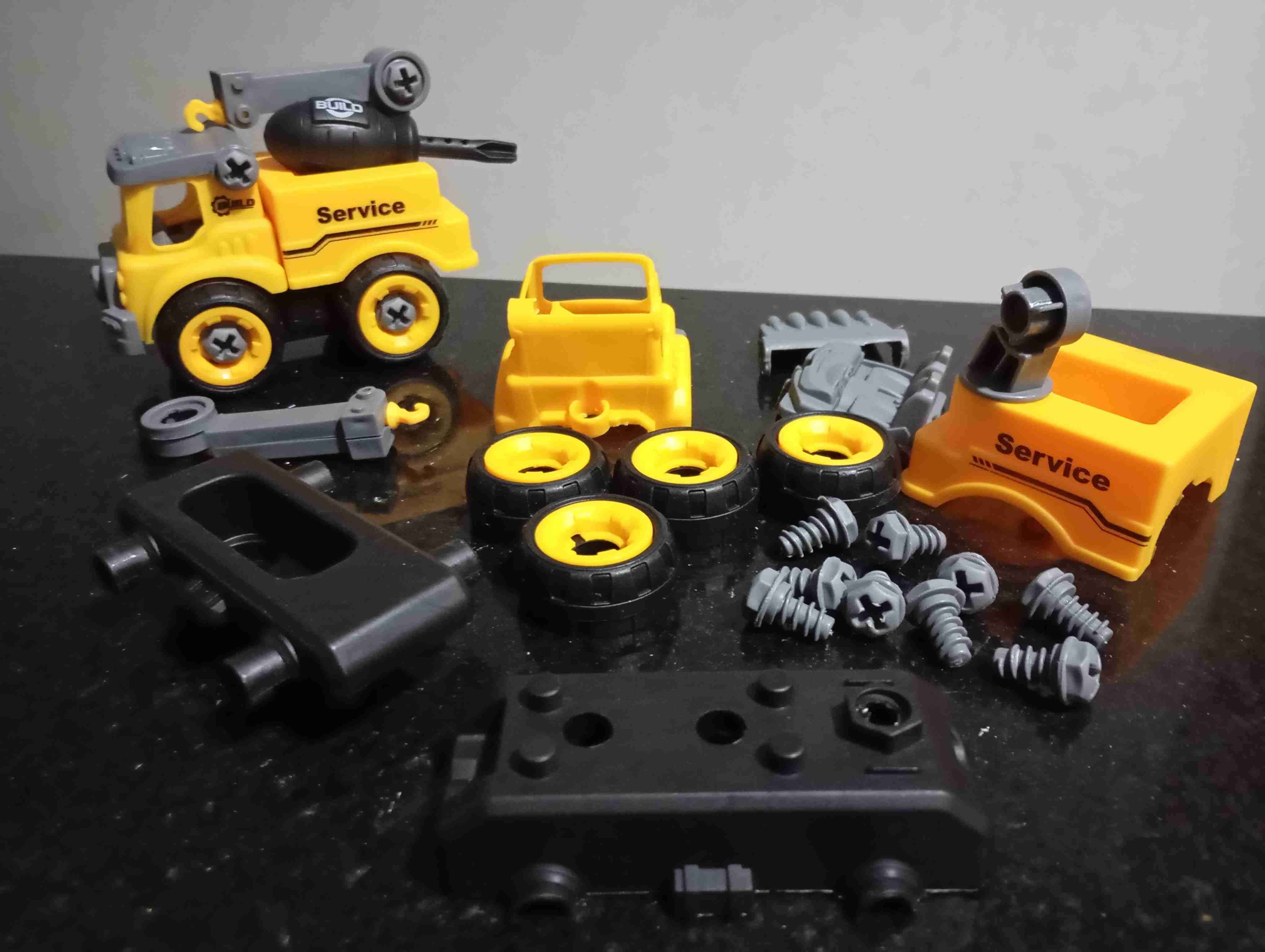 Camión de construcción desmontable para niños - miniatura 2