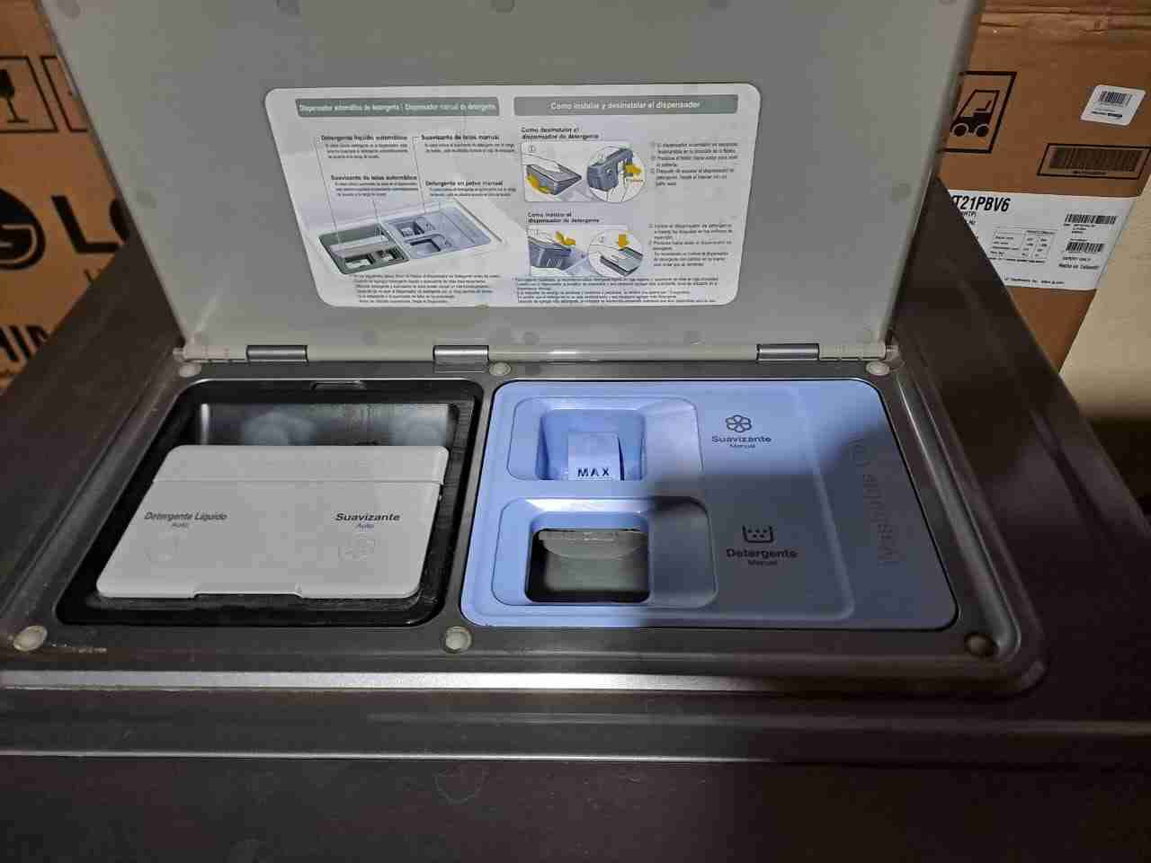 Lavadora Daewoo 12 kg negra - miniatura 3