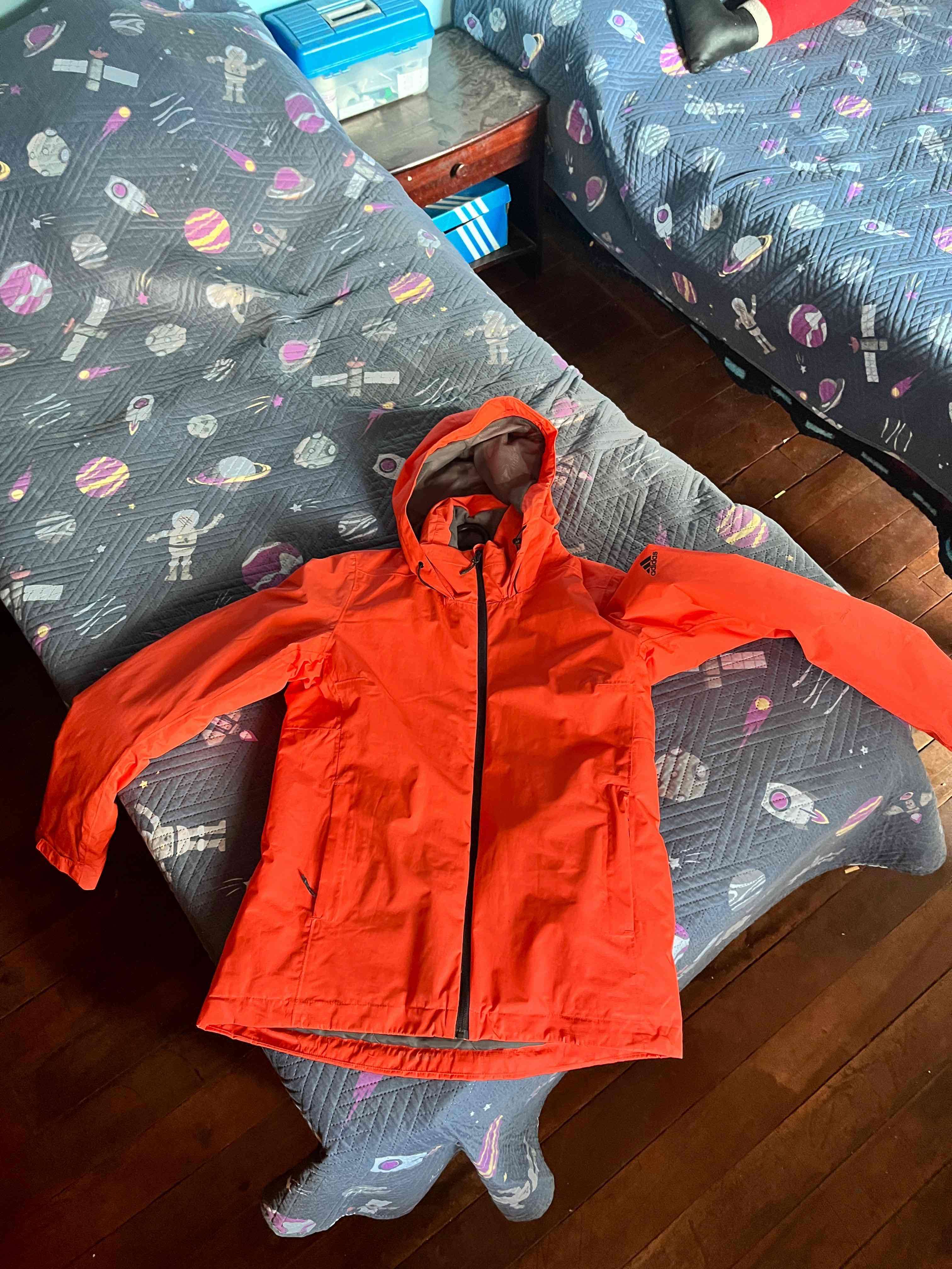 Chaqueta cortaviento naranja ADIDAS