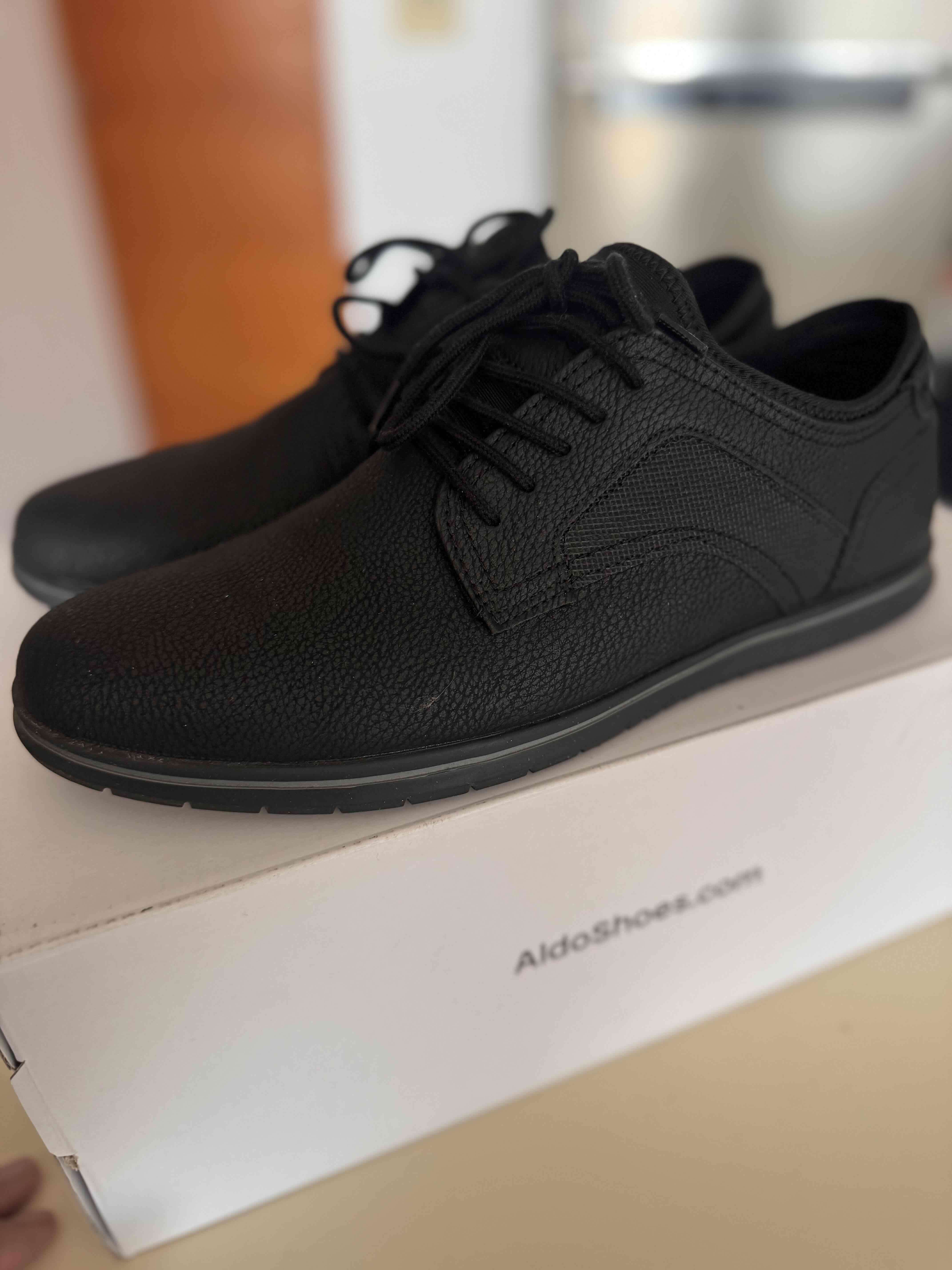 Zapatos negros Aldo de cuero - miniatura 2