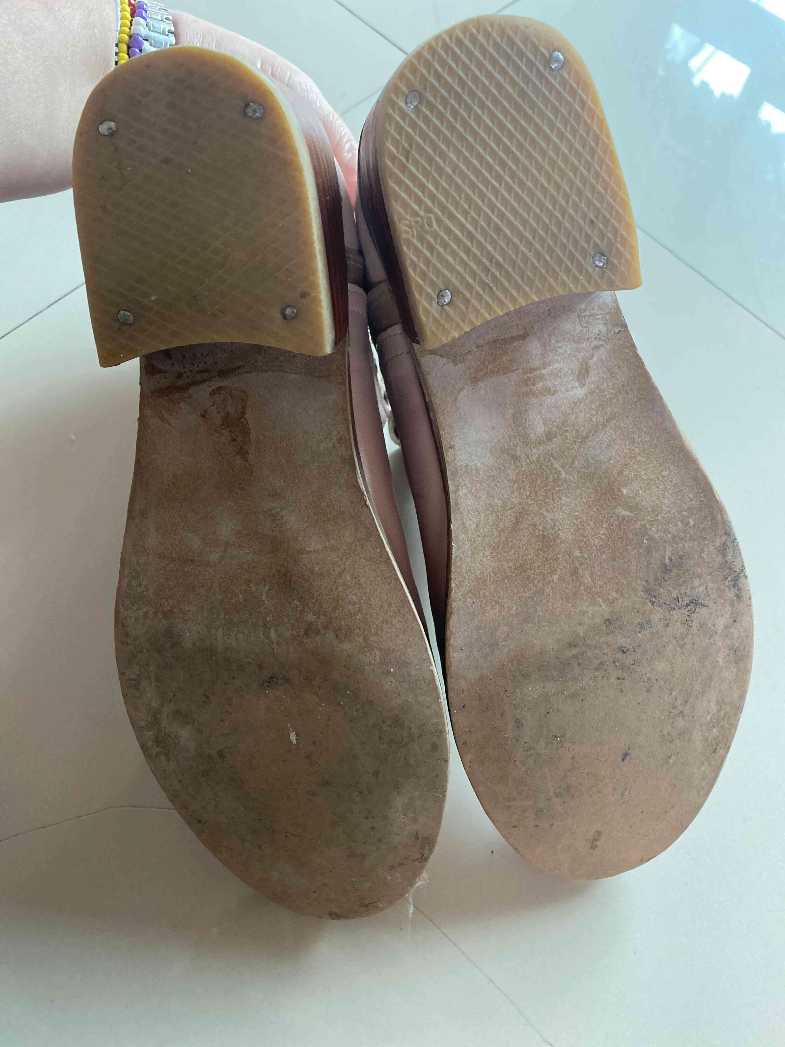 Botines rosados de cuero - miniatura 5