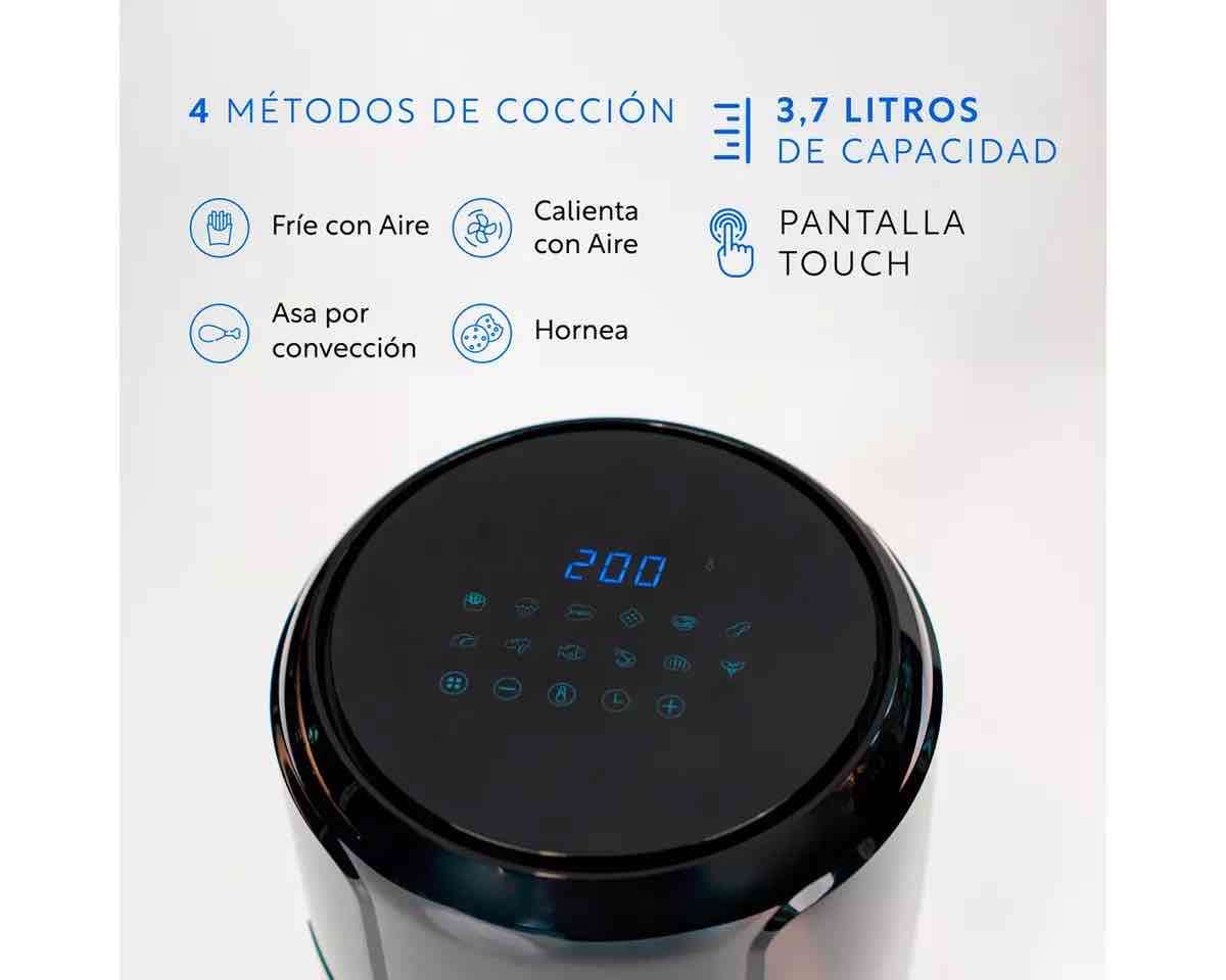 Freidora de aire Easyways negra - miniatura 2