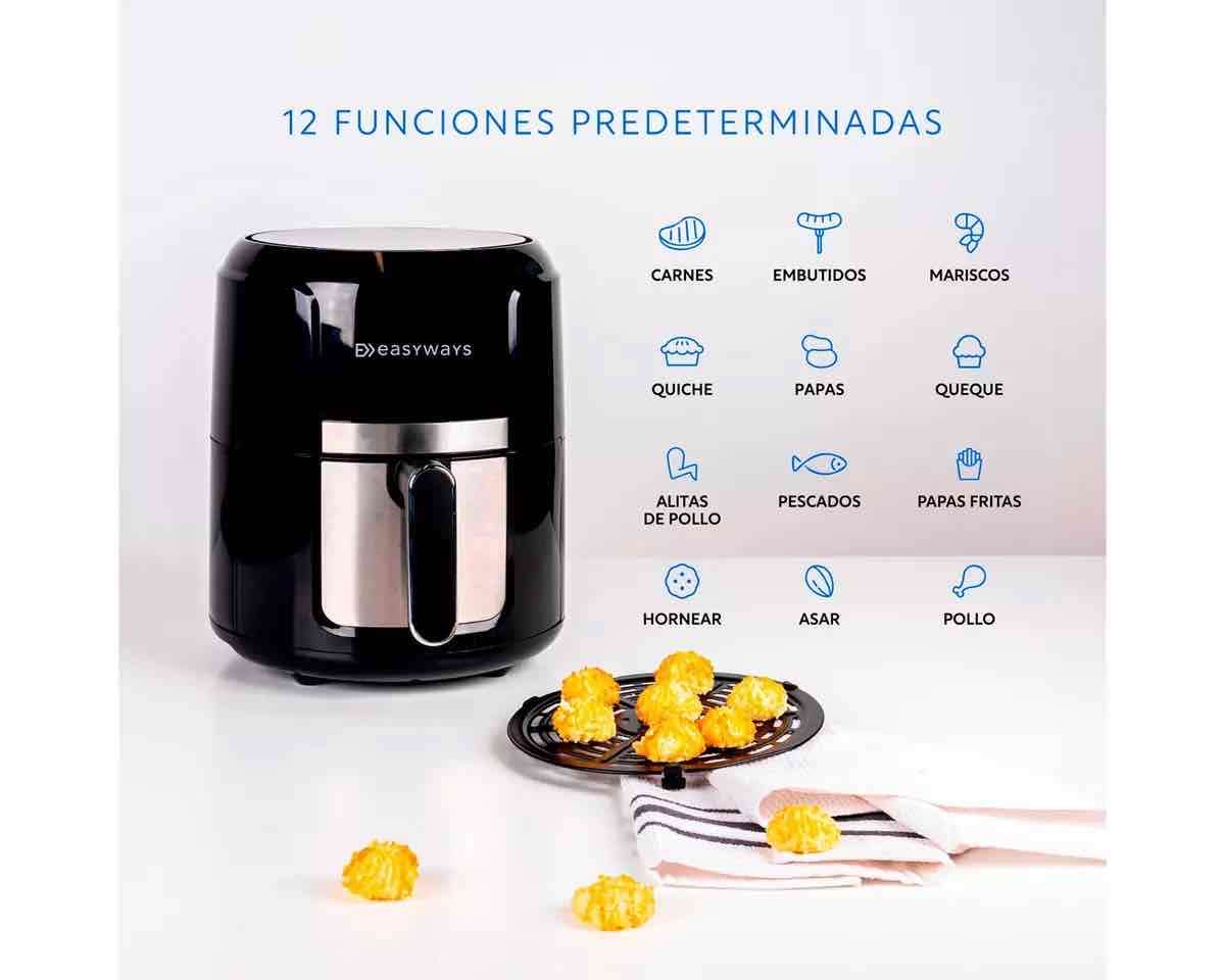 Freidora de aire Easyways negra - miniatura 3