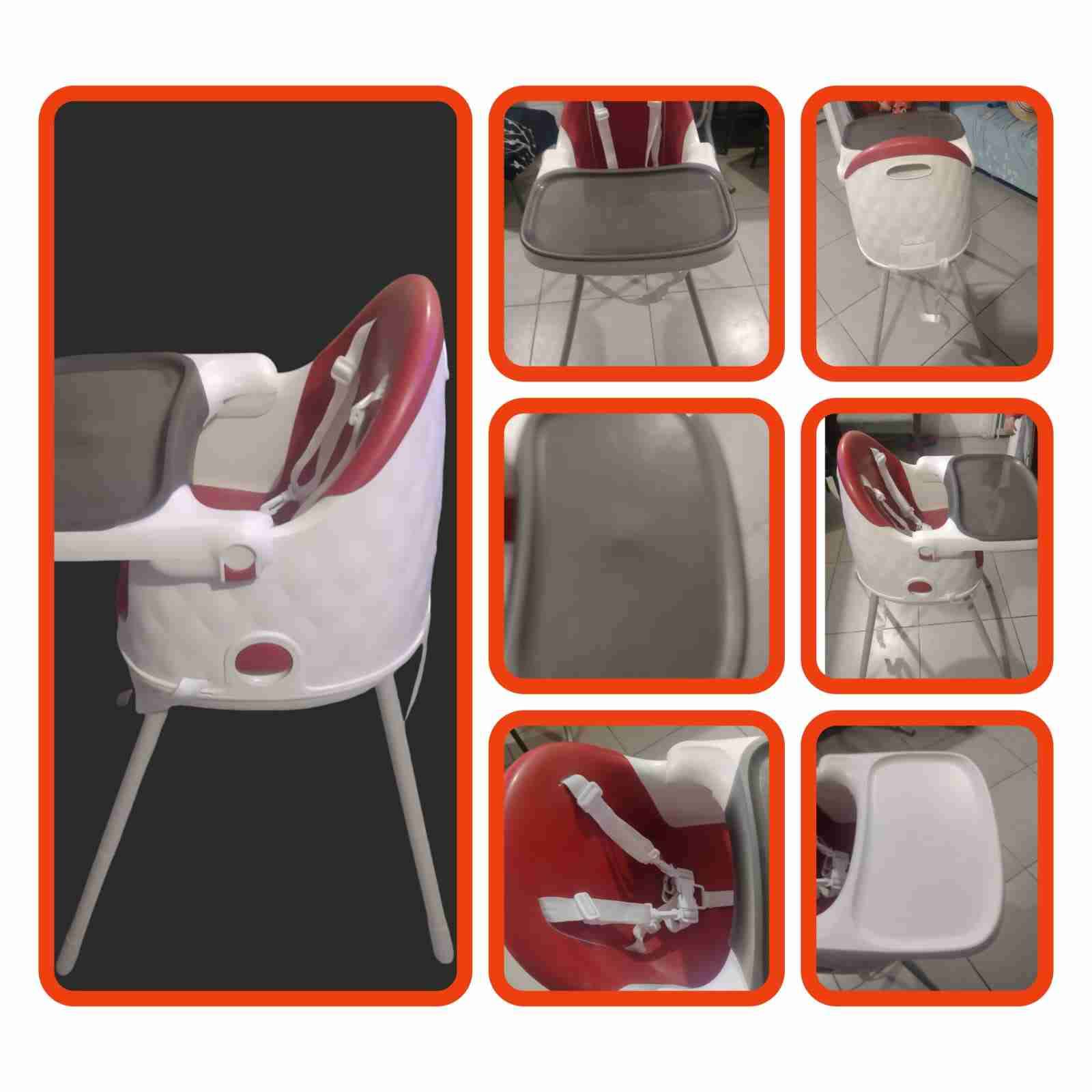 Silla de comer para bebé ajustable - miniatura 2