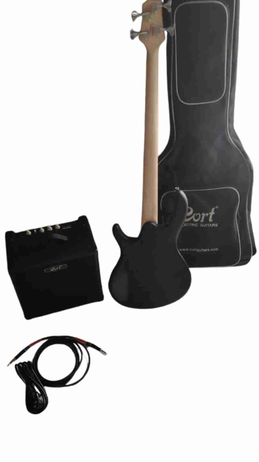 Bajo eléctrico negro cort + amplificador cort. - miniatura 3