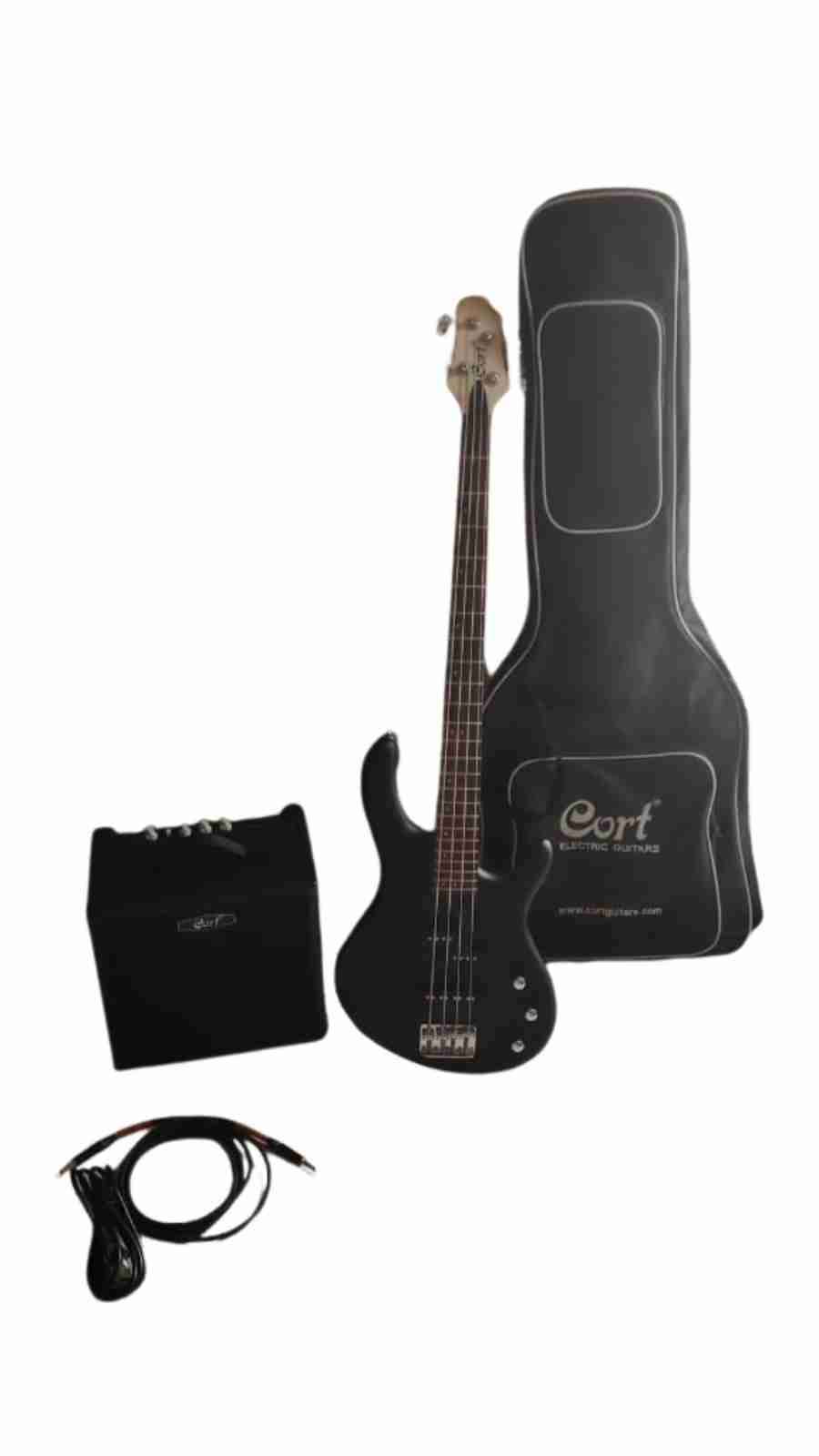 Bajo eléctrico negro cort + amplificador cort. - miniatura 4