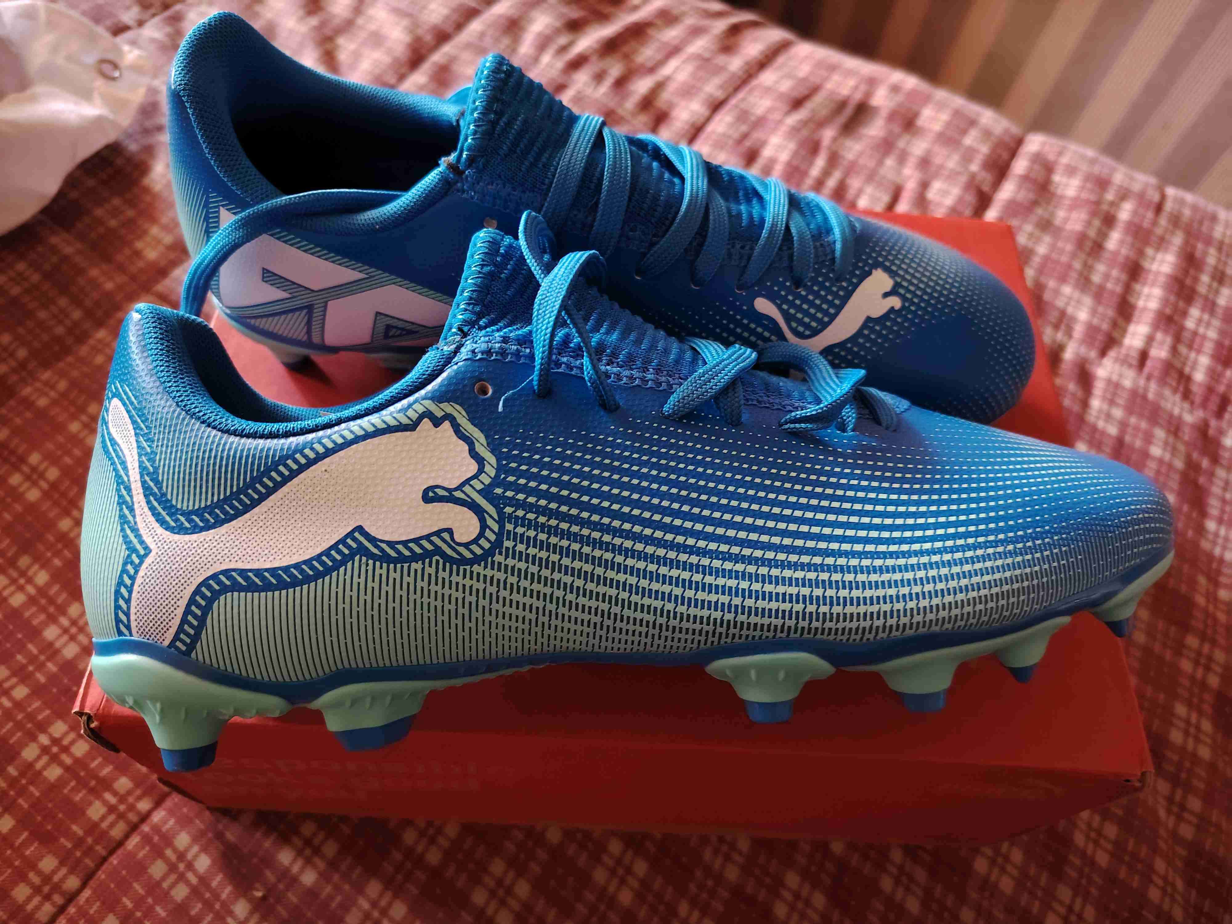 Zapatos de Fútbol Puma Azules 38