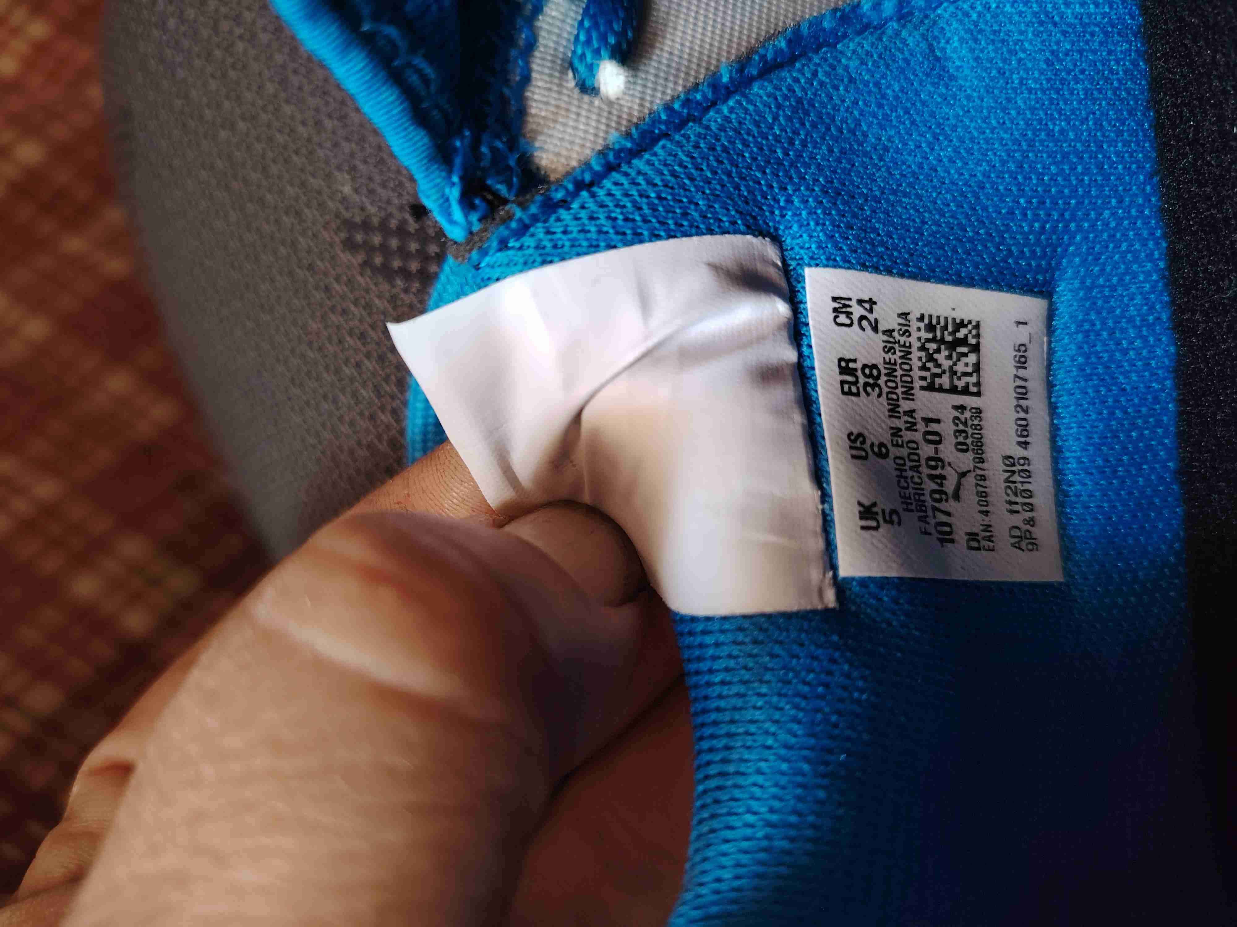 Zapatos de Fútbol Puma Azules 38 - miniatura 3
