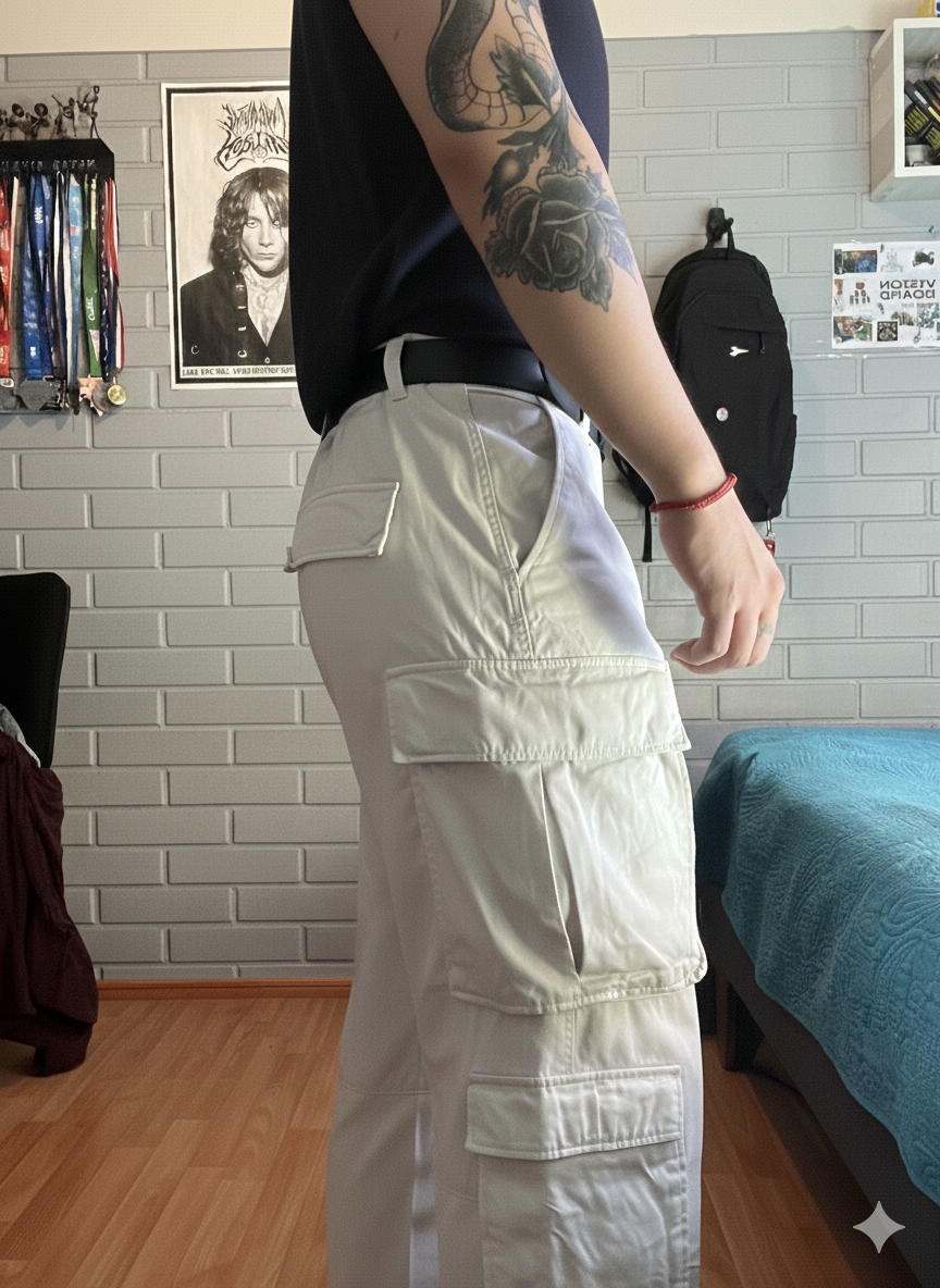 Pantalones cargo  hombre HyM - miniatura 2