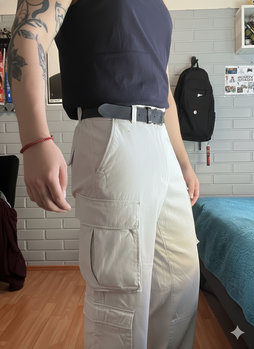 Pantalones cargo  hombre HyM - miniatura 3