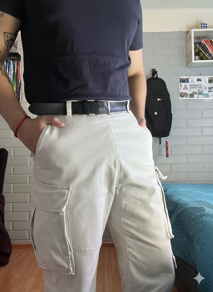 Pantalones cargo  hombre HyM - miniatura 5