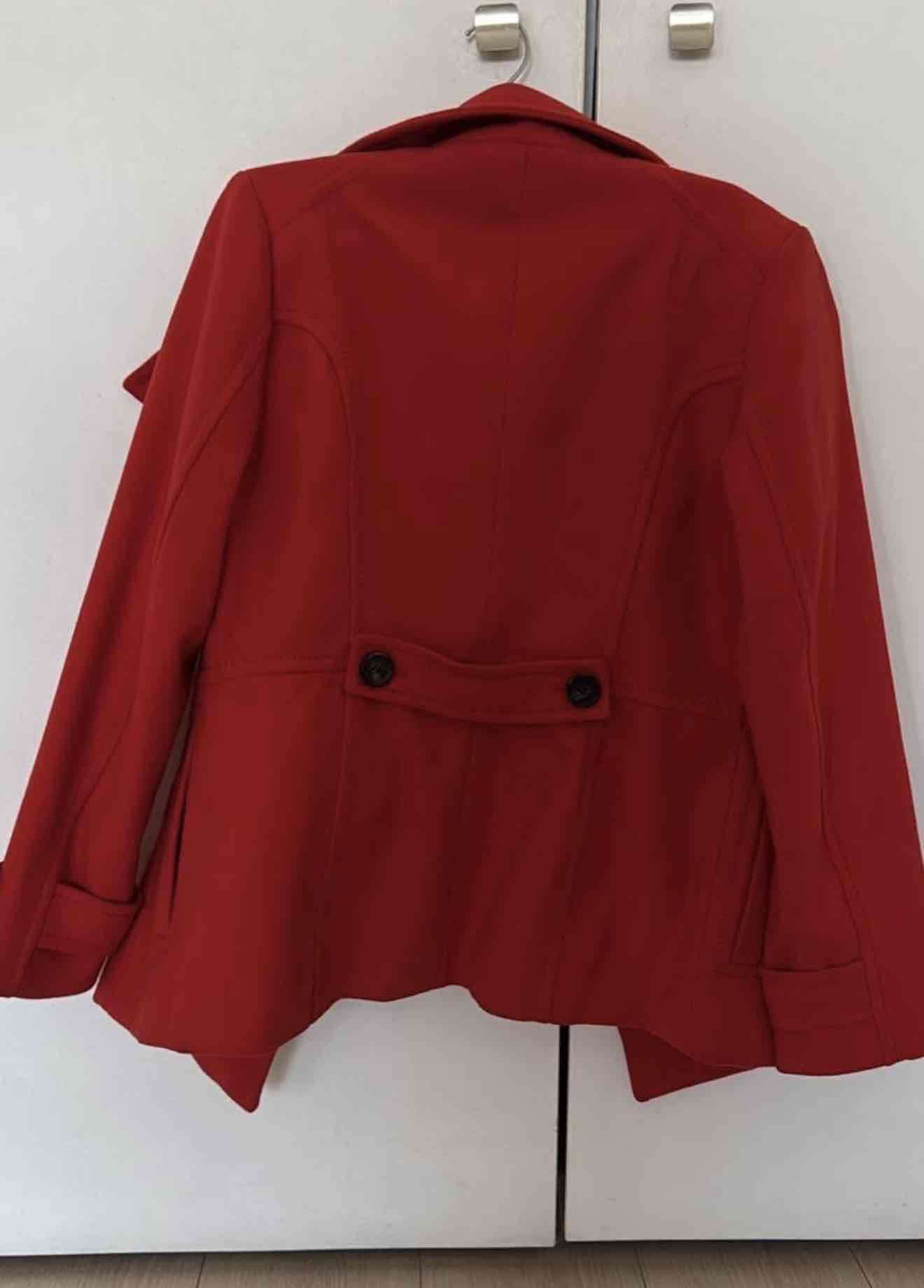 Abrigo rojo mujer H&M - miniatura 3