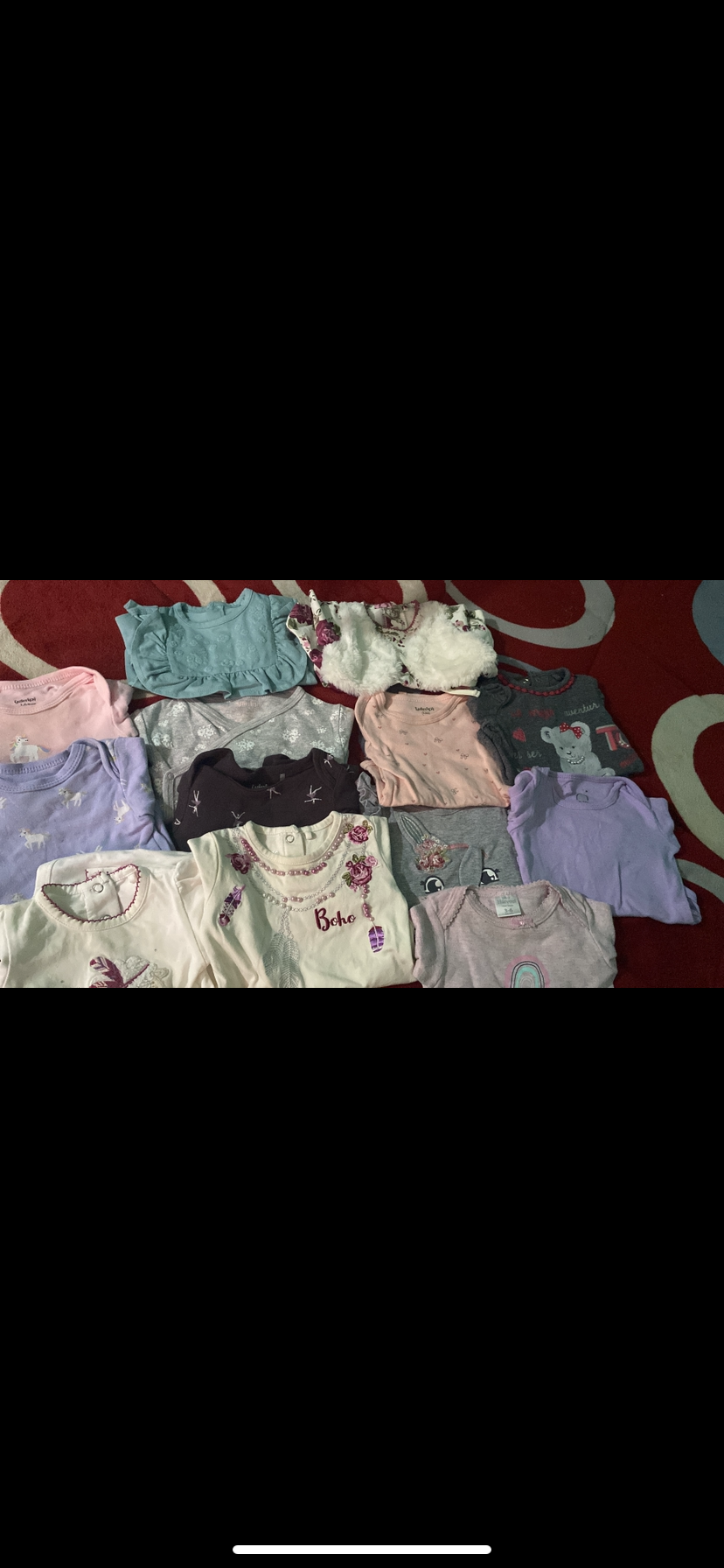 Lote de ropa para bebé