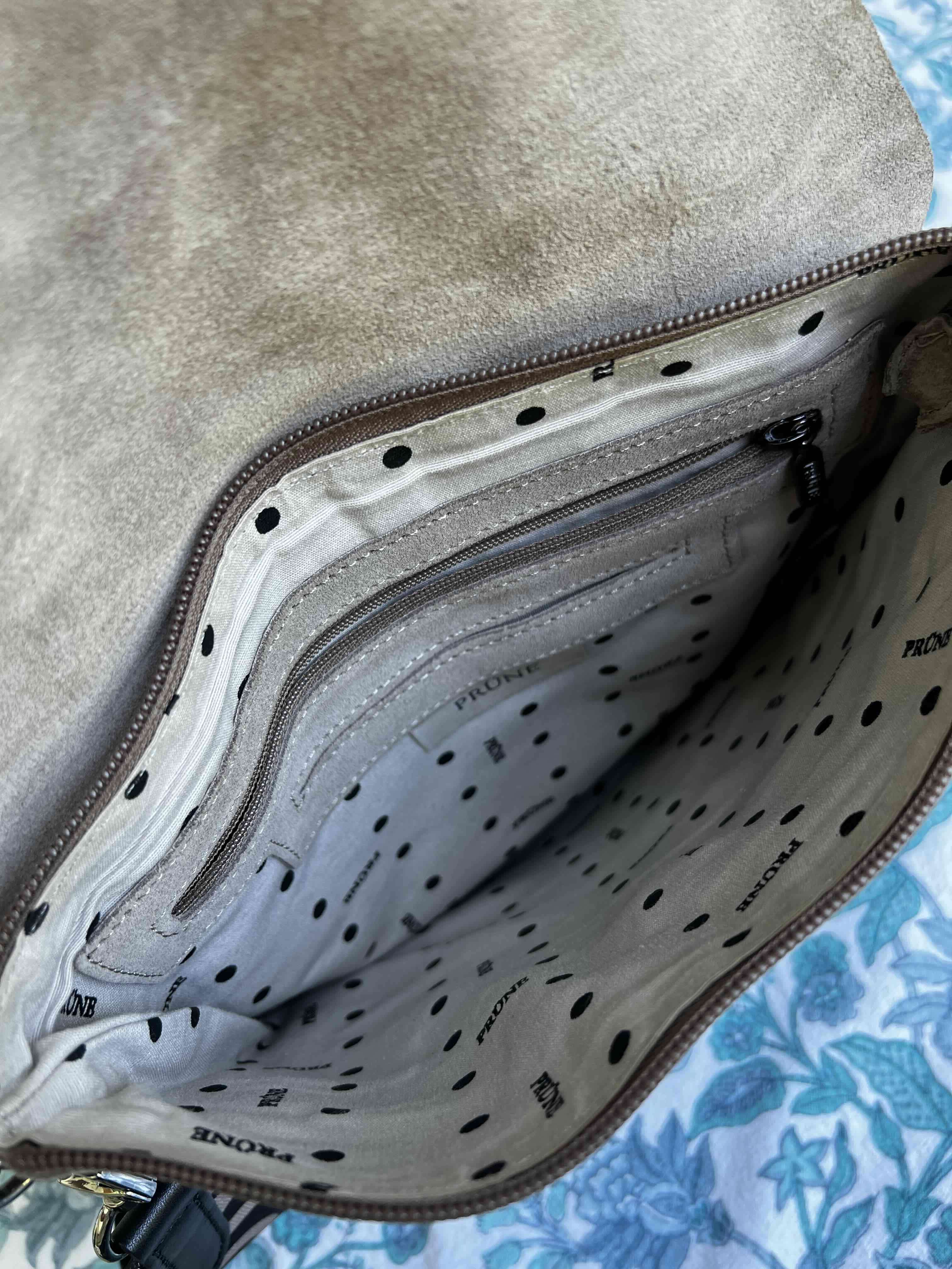 Bandolera Prüne marrón - miniatura 3