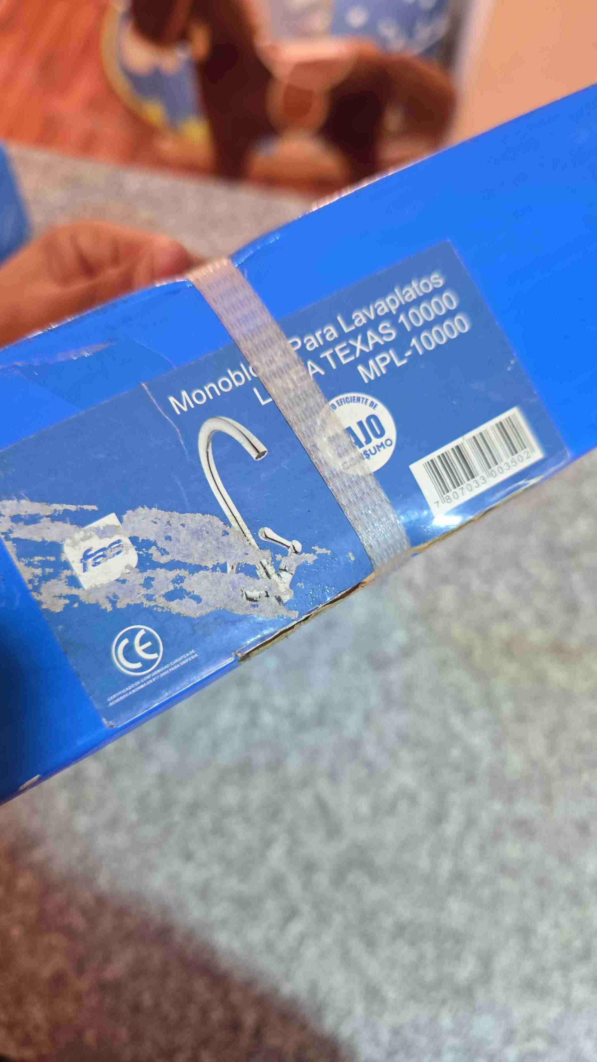 Monoblock para lavaplatos cromo - miniatura 3