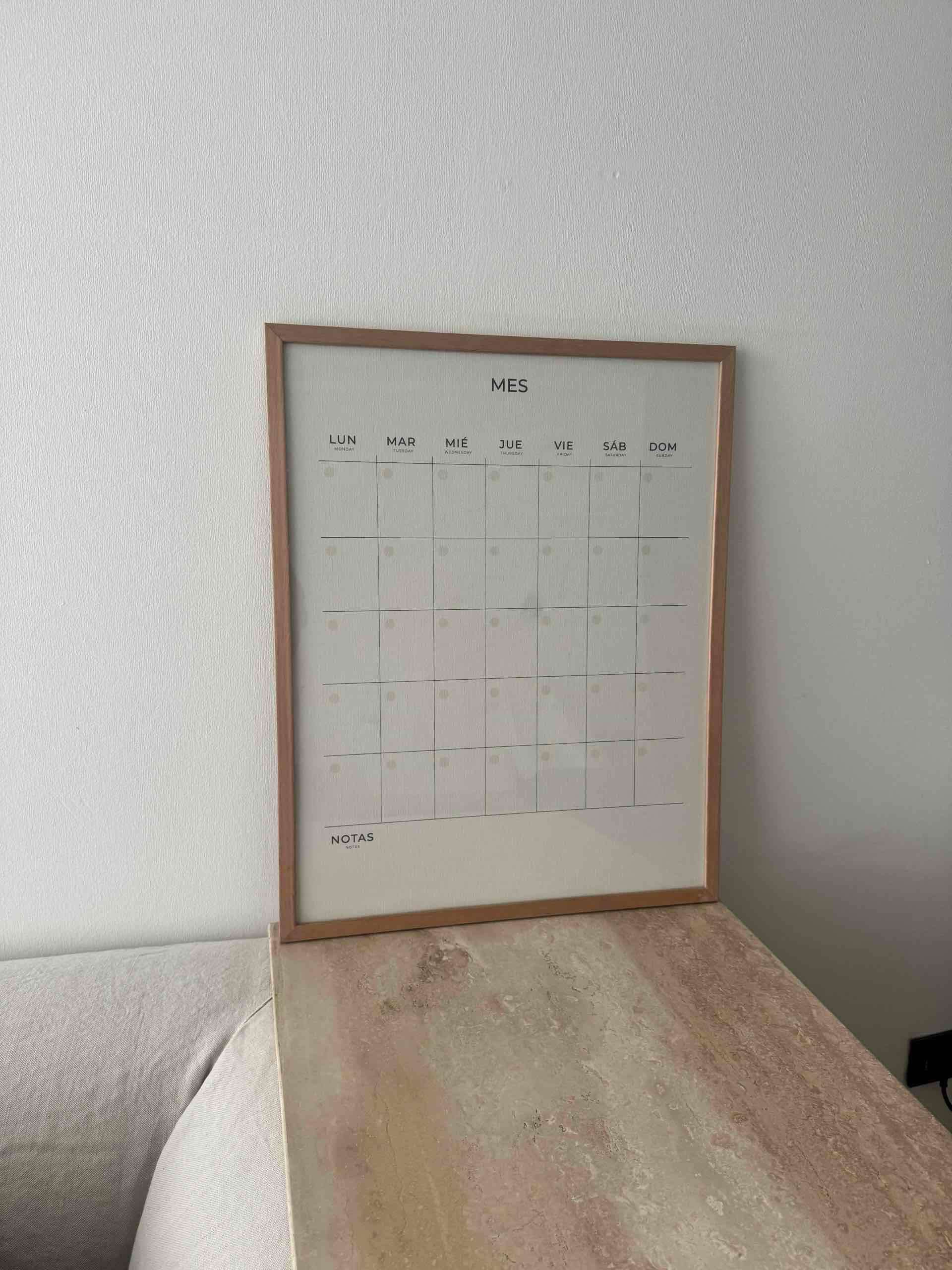 Calendario organizador con marco - miniatura 2