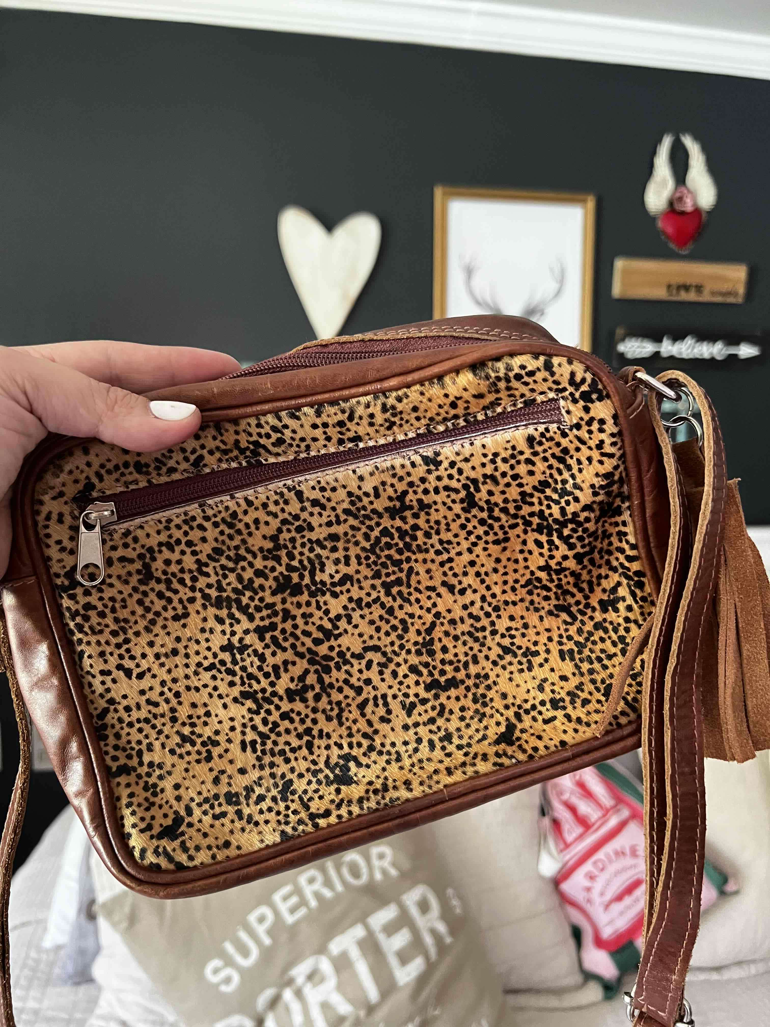 Cartera con estampado animal print