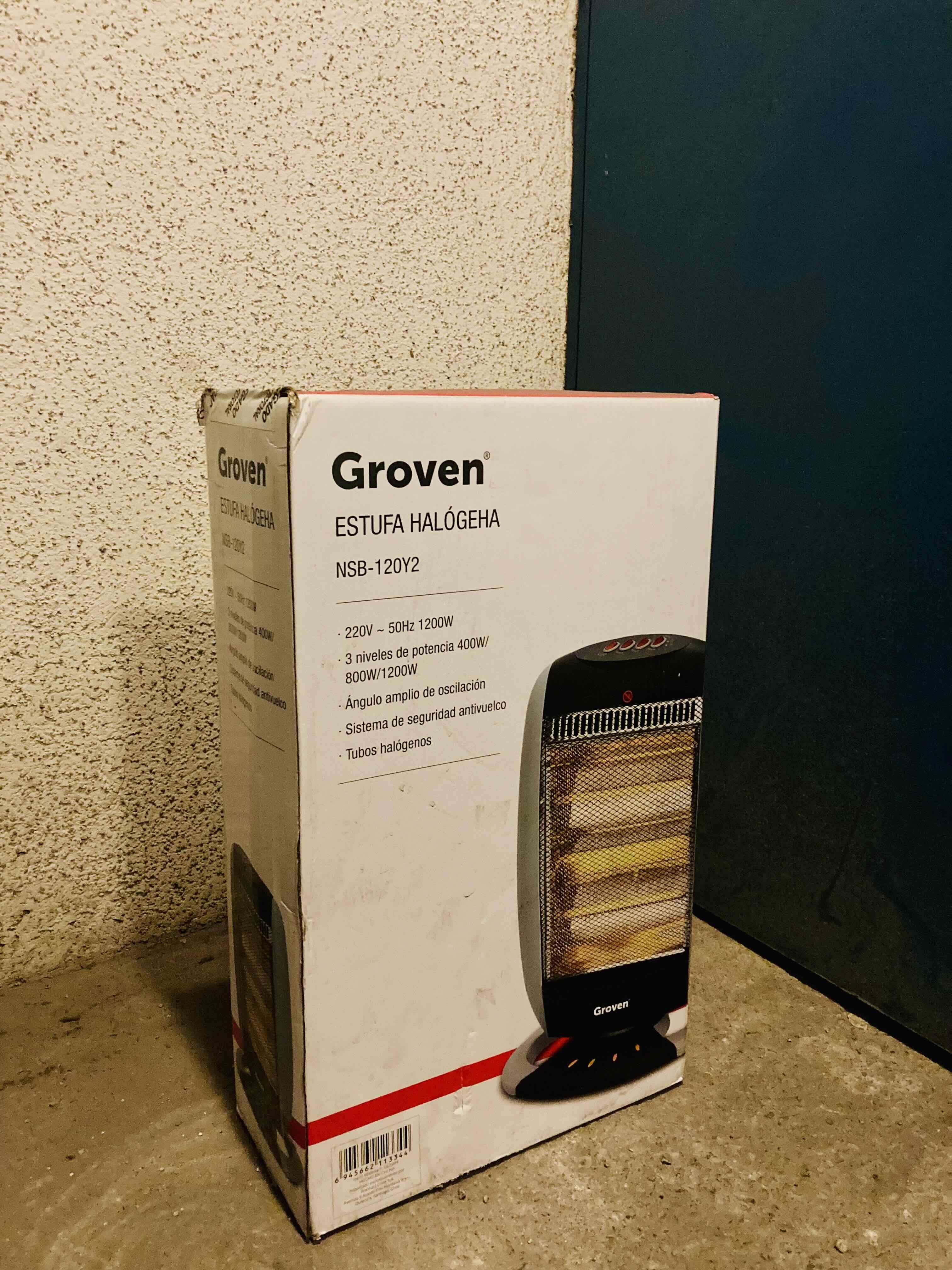 Estufa halógena Groven NSB-120Y2