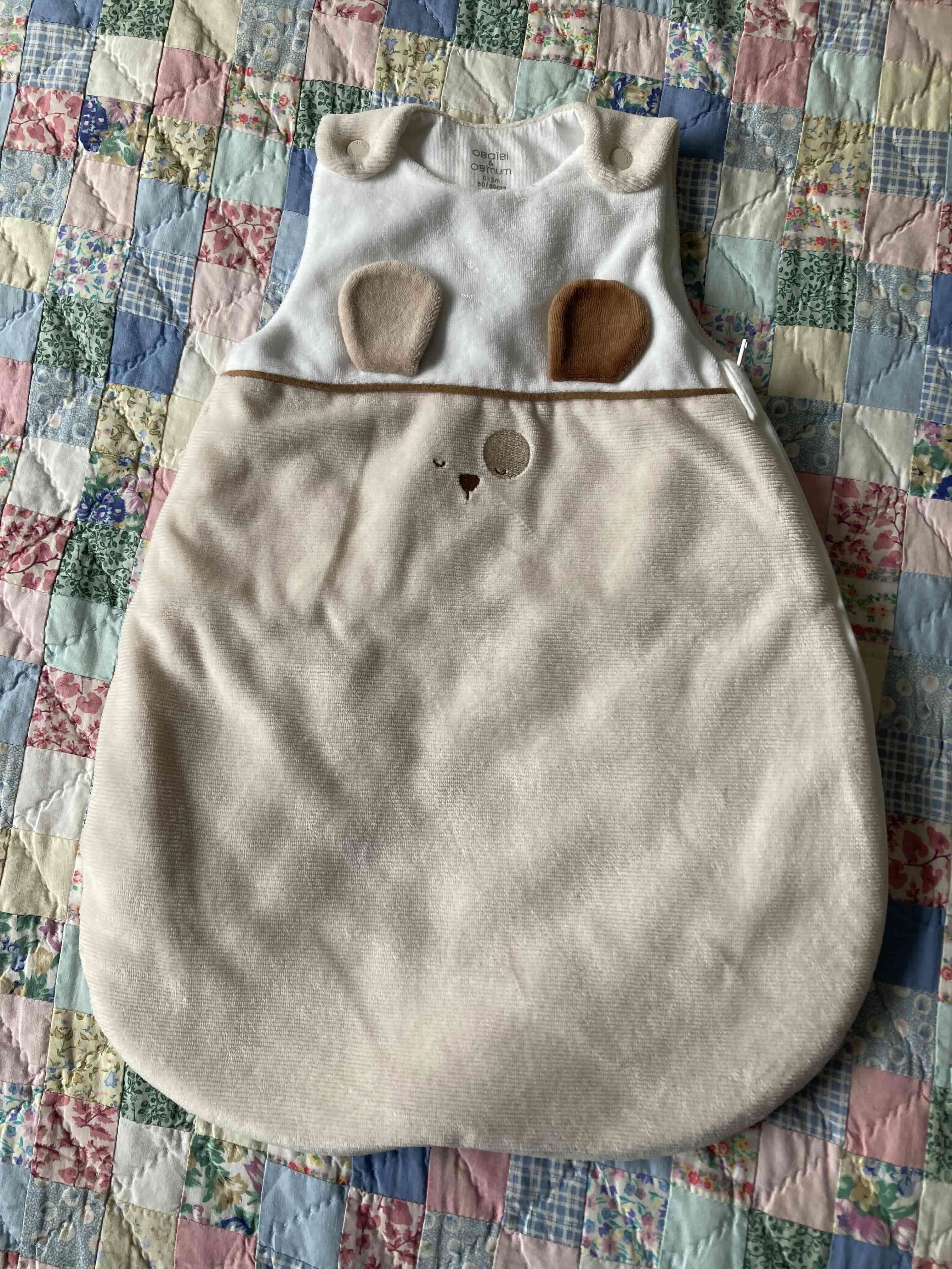 Saco de dormir bebé con orejas