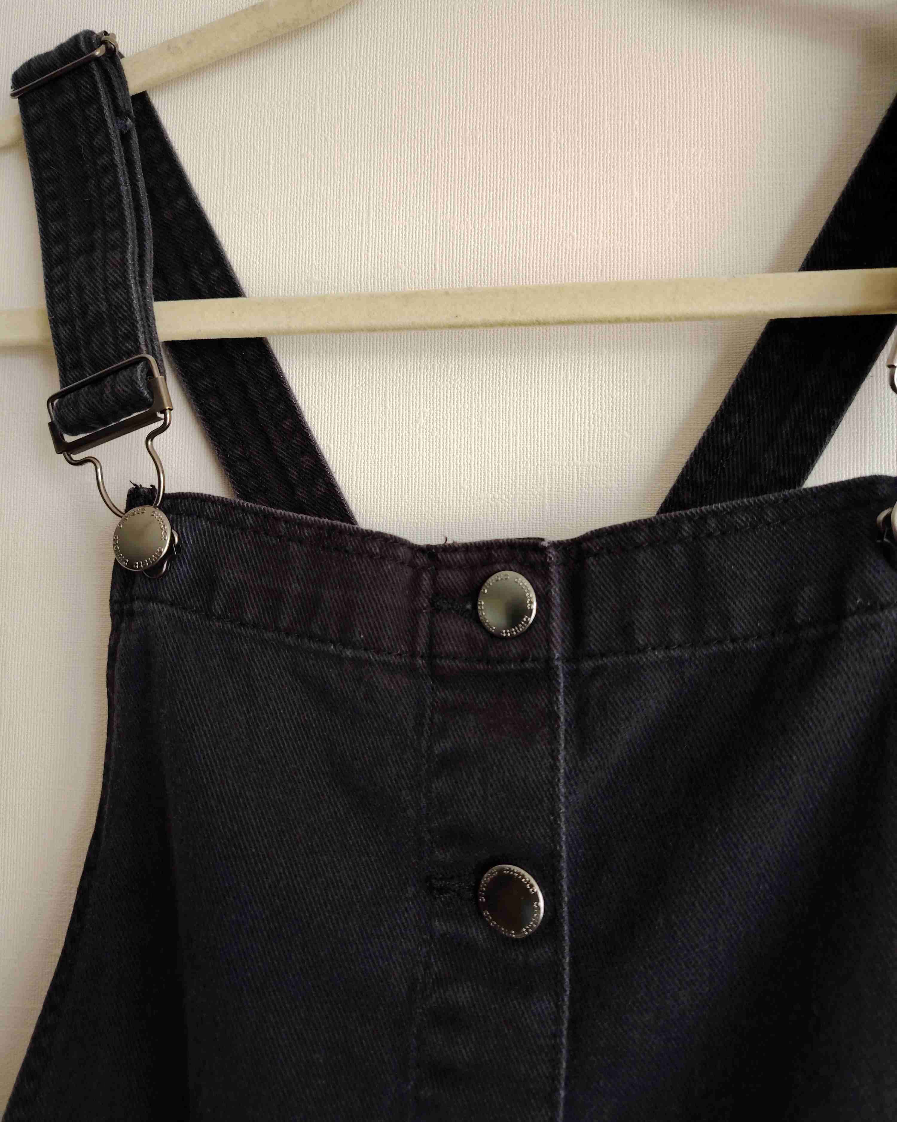 Jardinera Mezclilla Negra 36 - miniatura 3