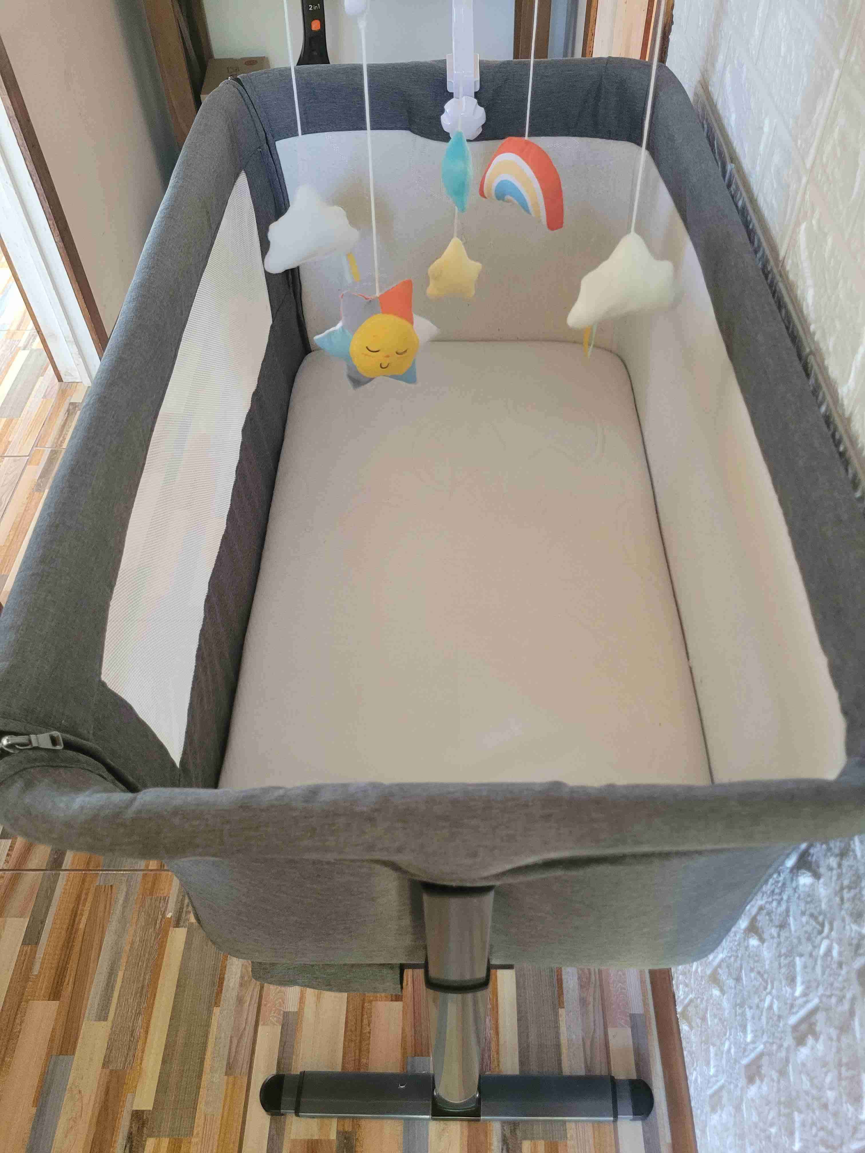 Cuna colecho Bebesit gris - miniatura 2