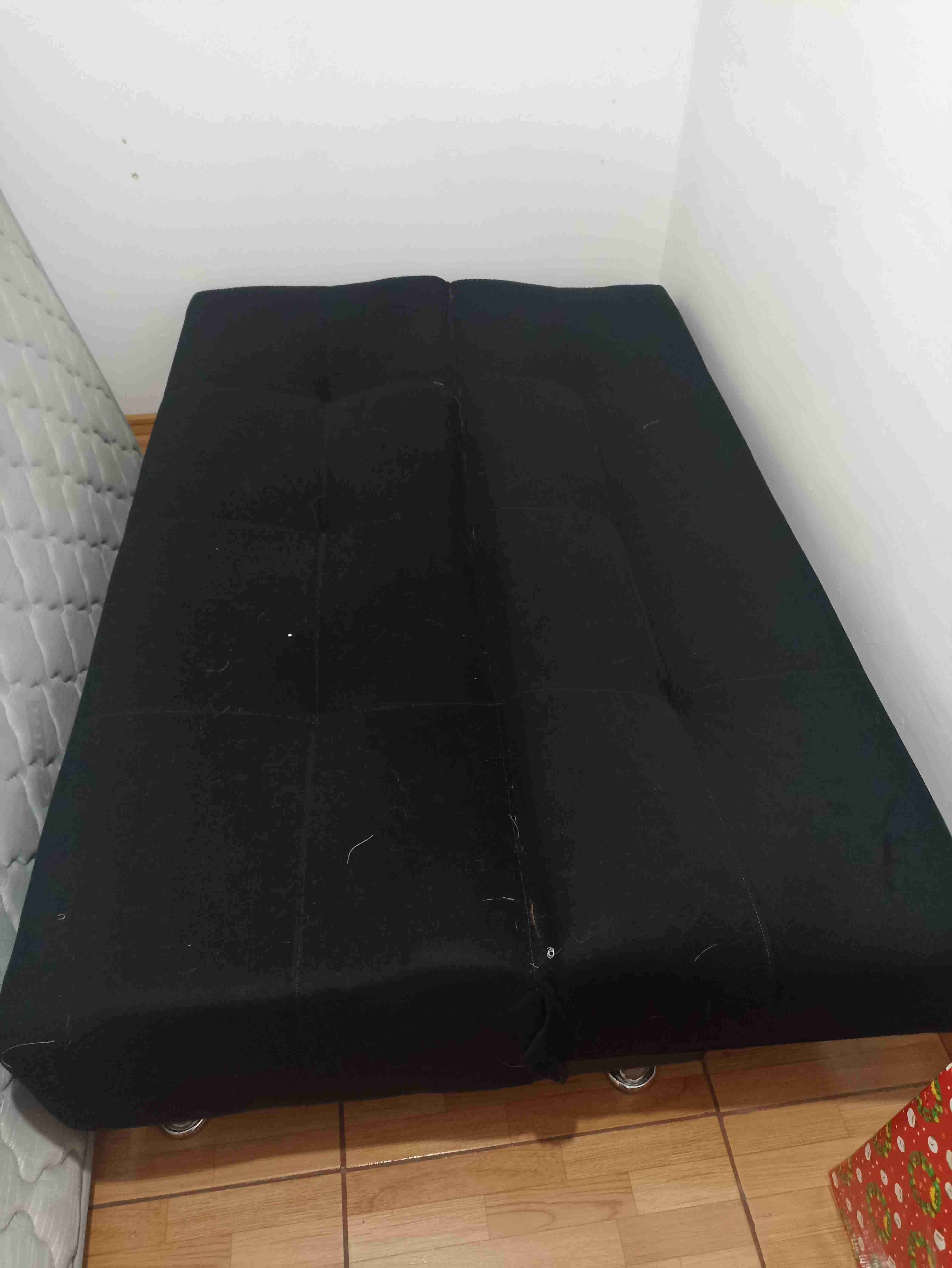 Sofá cama negro - miniatura 2