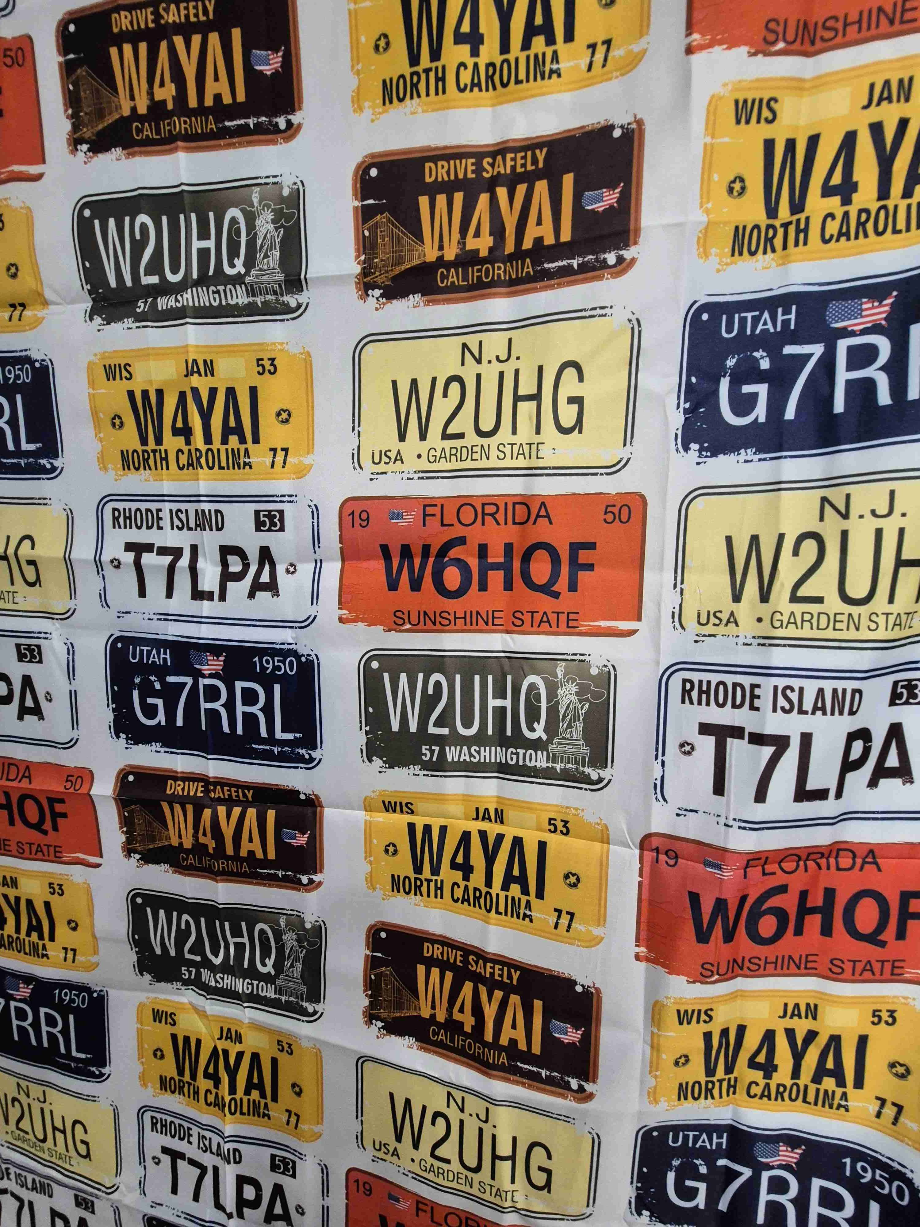 Cortinas de baño con diseño vintage - miniatura 3