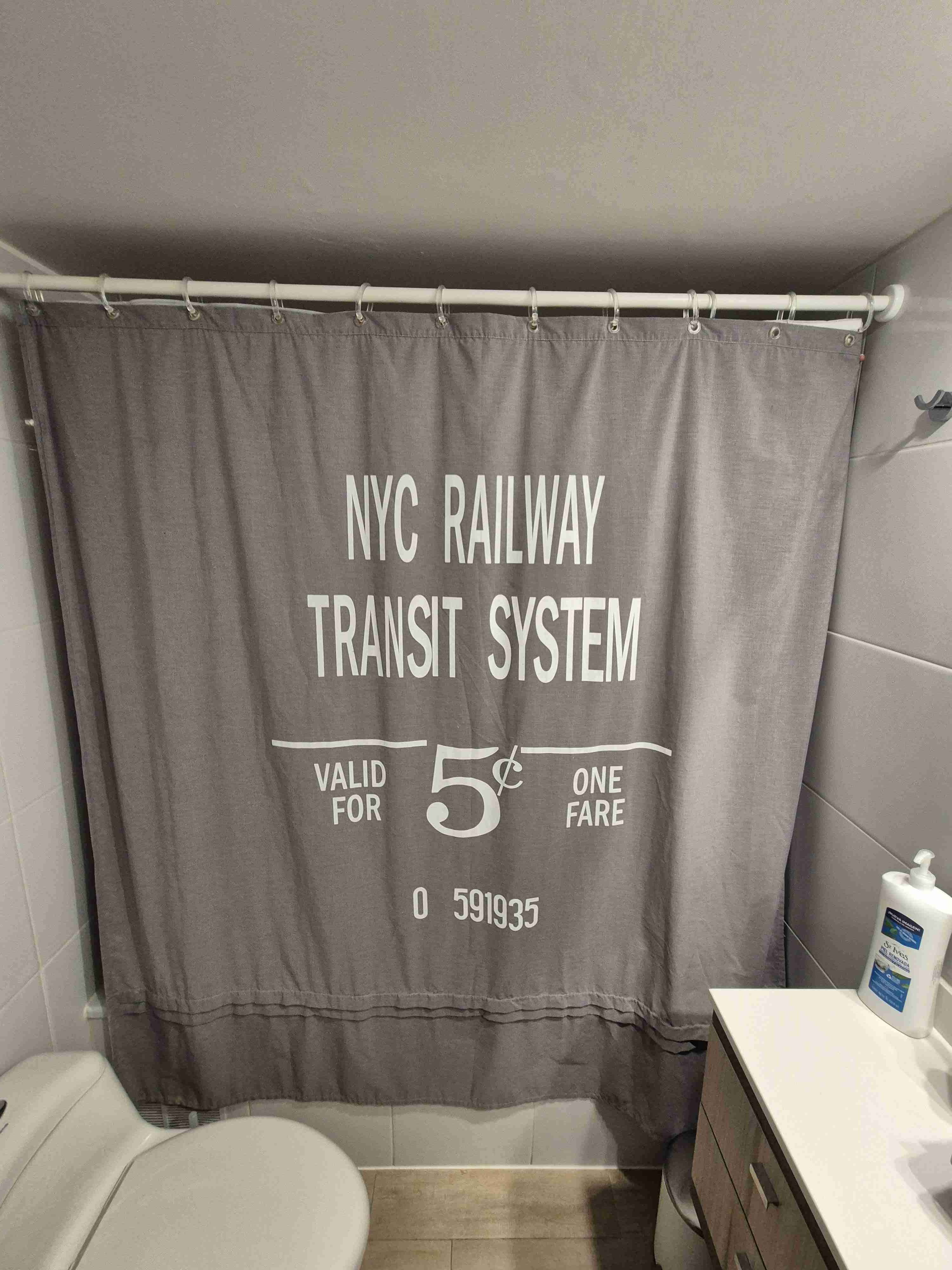 Cortinas de baño con diseño vintage - miniatura 4