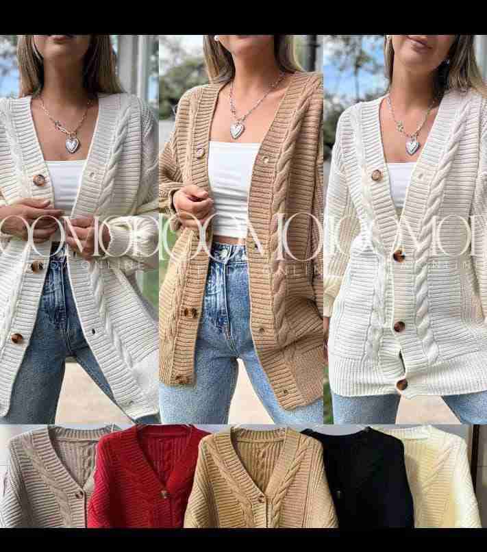 Cárdigan de punto con botones