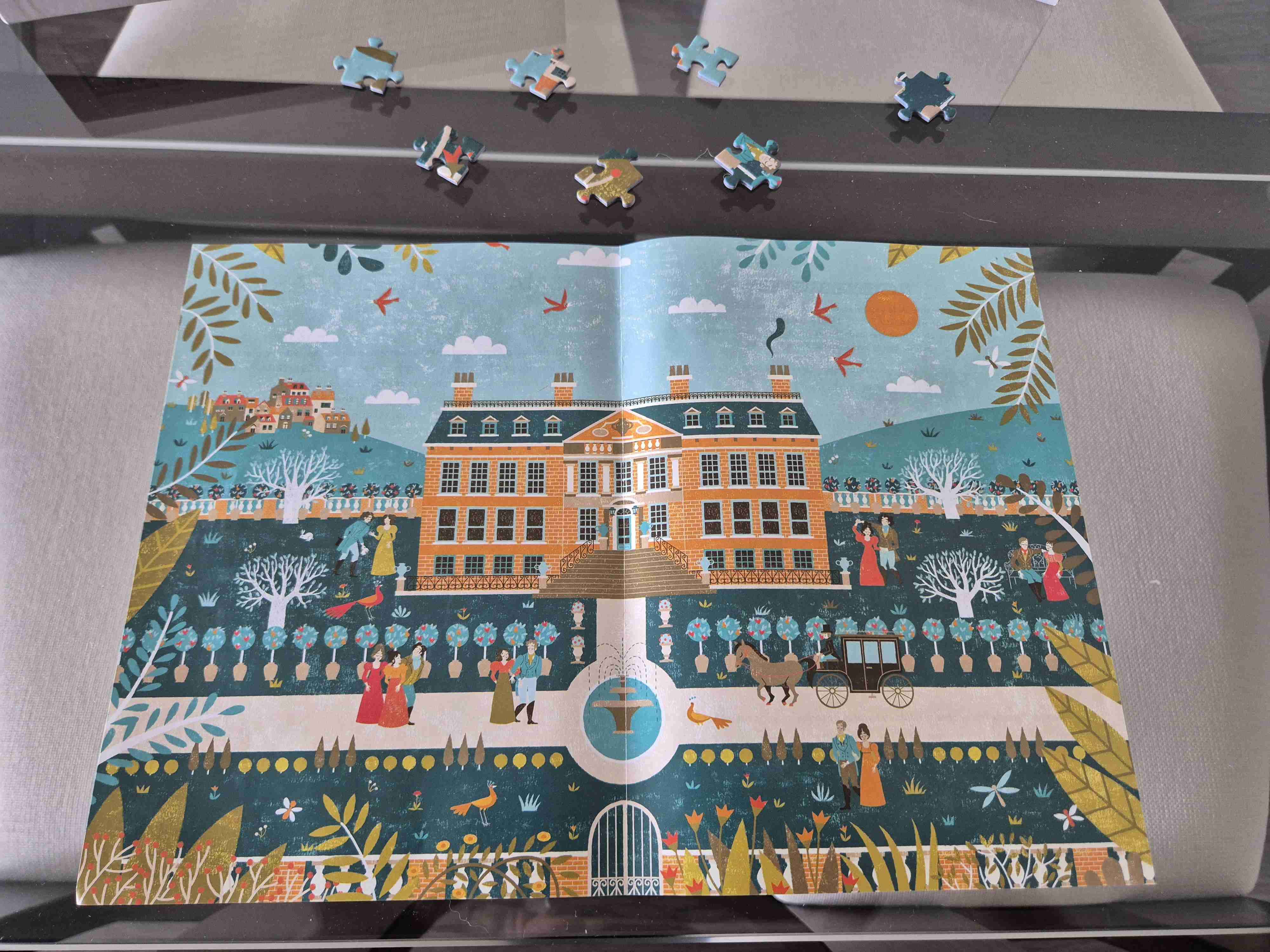 Rompecabezas de mansión antiguo