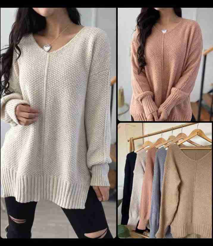 Suéteres tejidos de mujer oversize