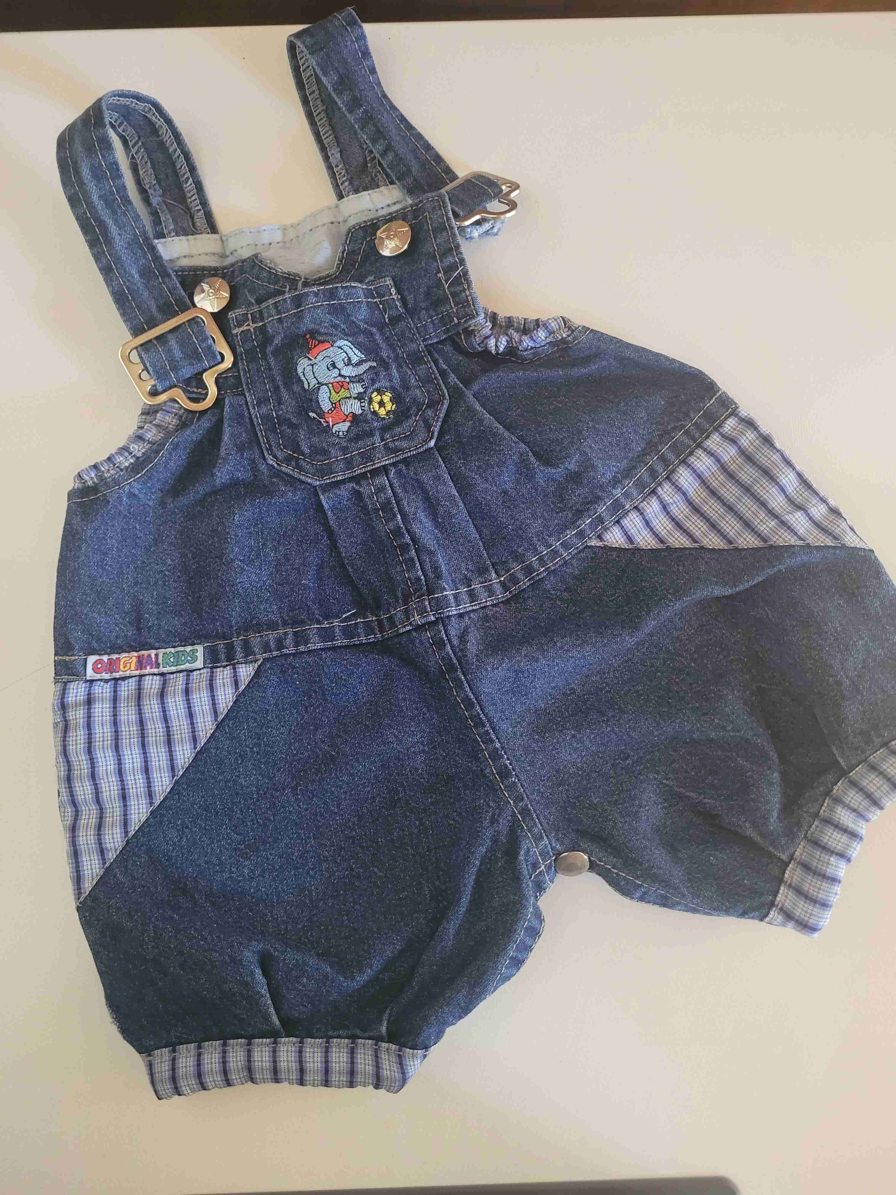 Jardinera de mezclilla para niños