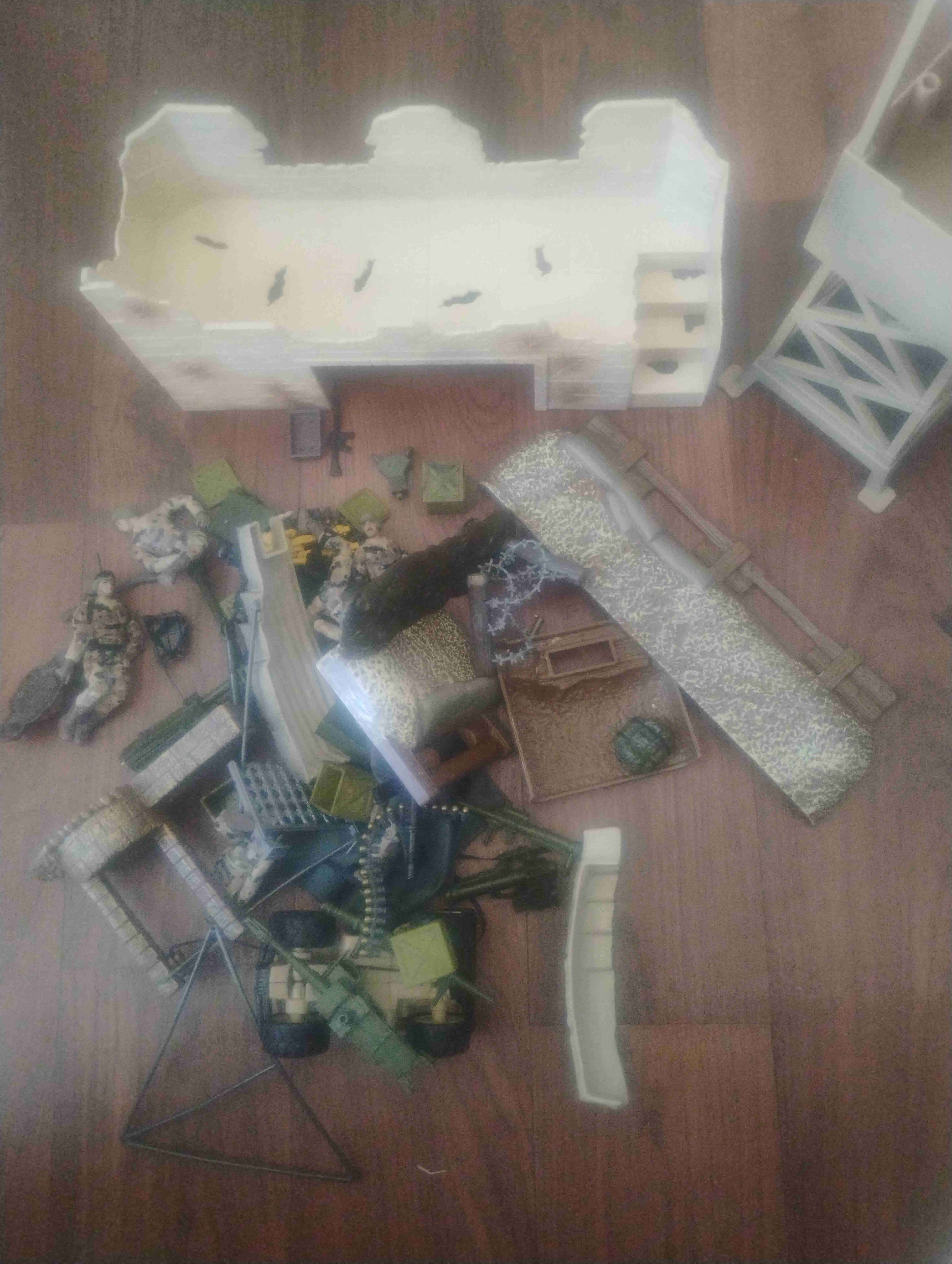 Bolsa de figuras de guerra