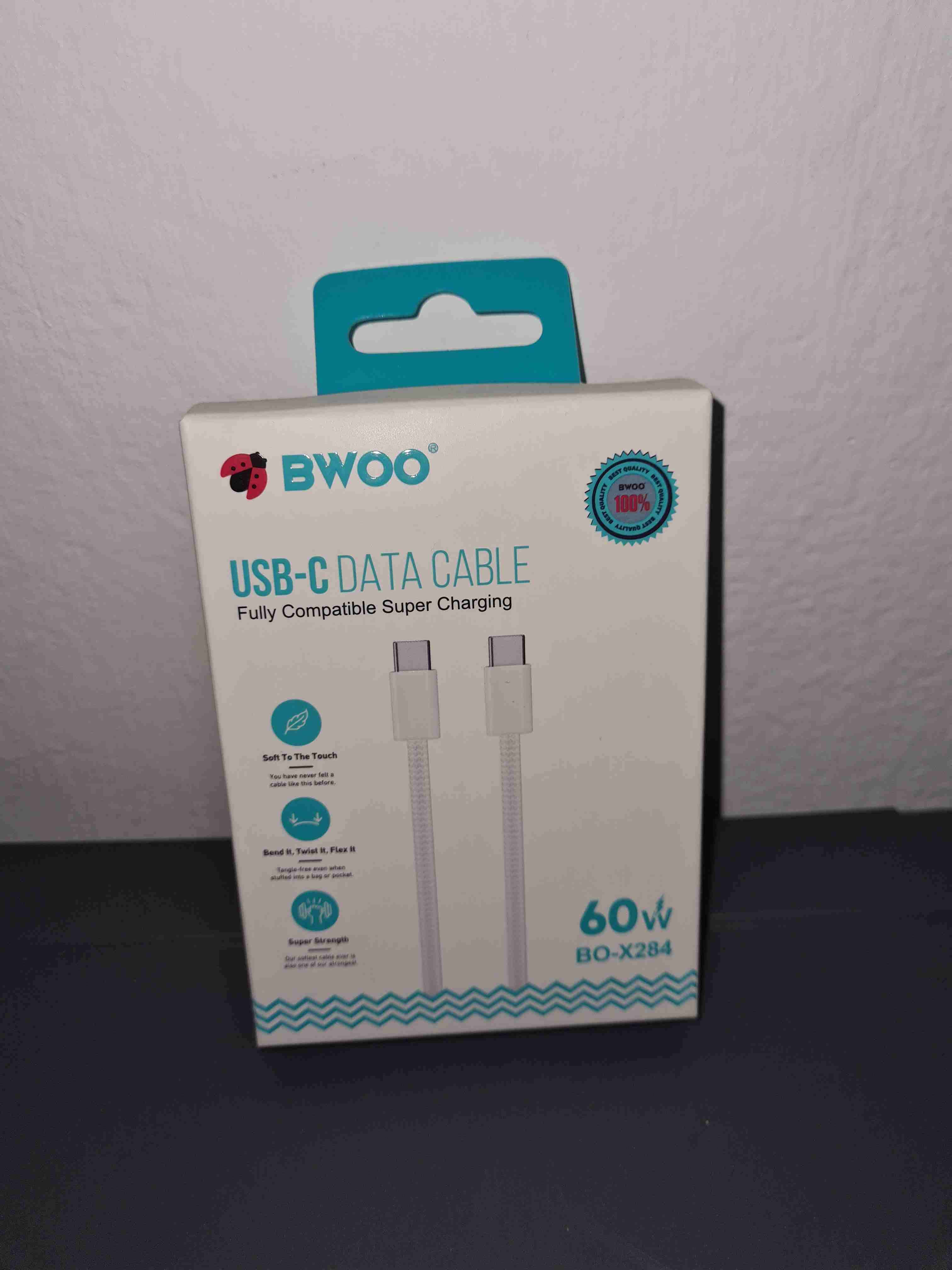 Cable USB-C BWOO 60W nuevo