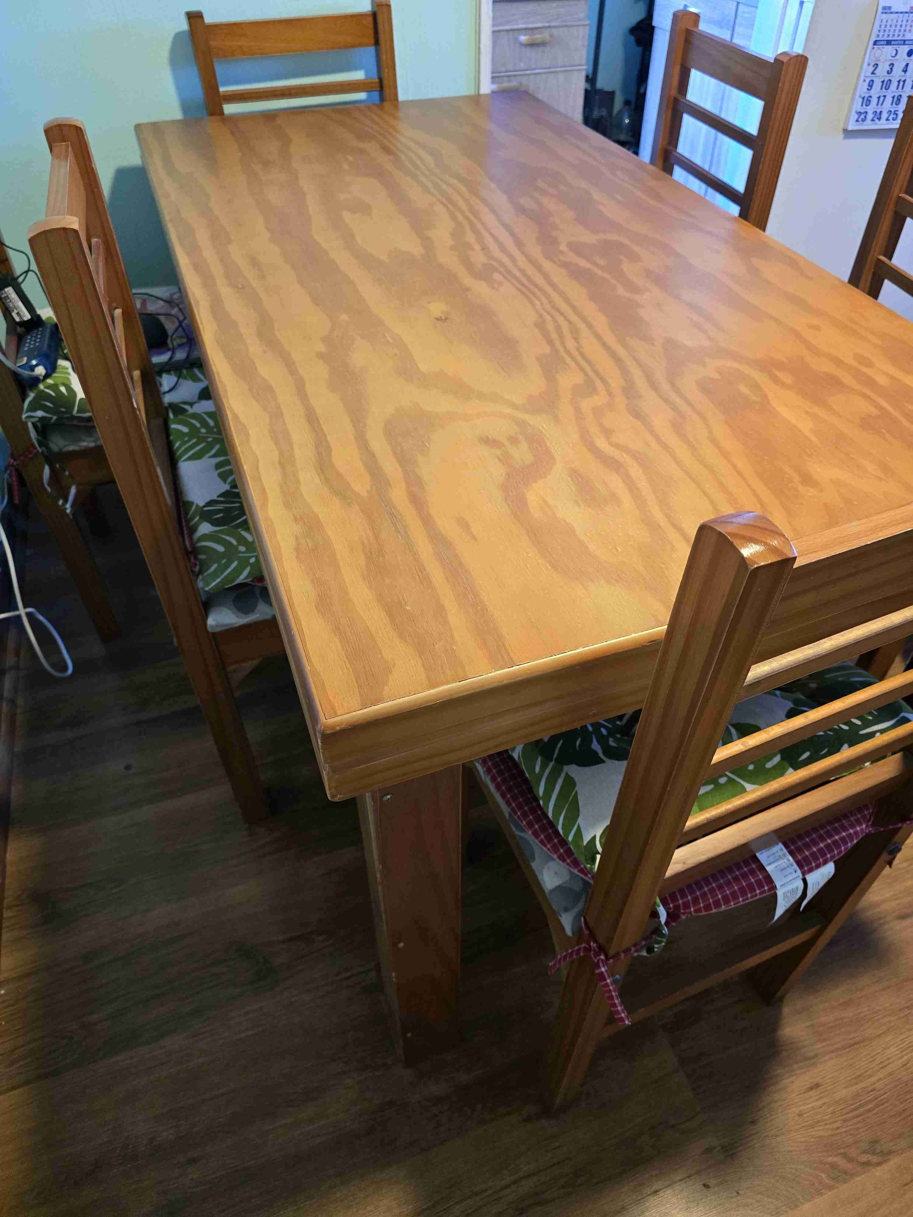 Mesa de madera amplia - miniatura 2